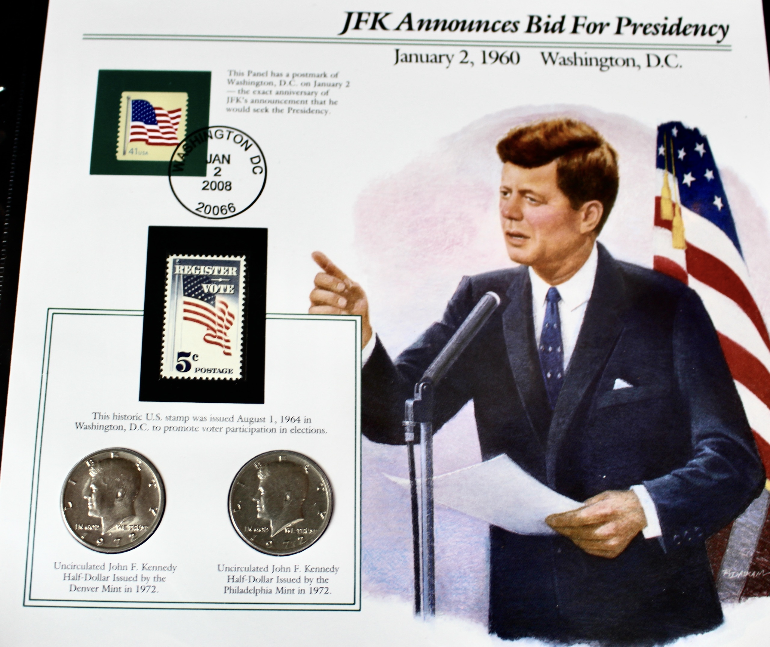 Complete Two Volume John F. Kennedy Uncirculated U.S. Half Dollar Collection