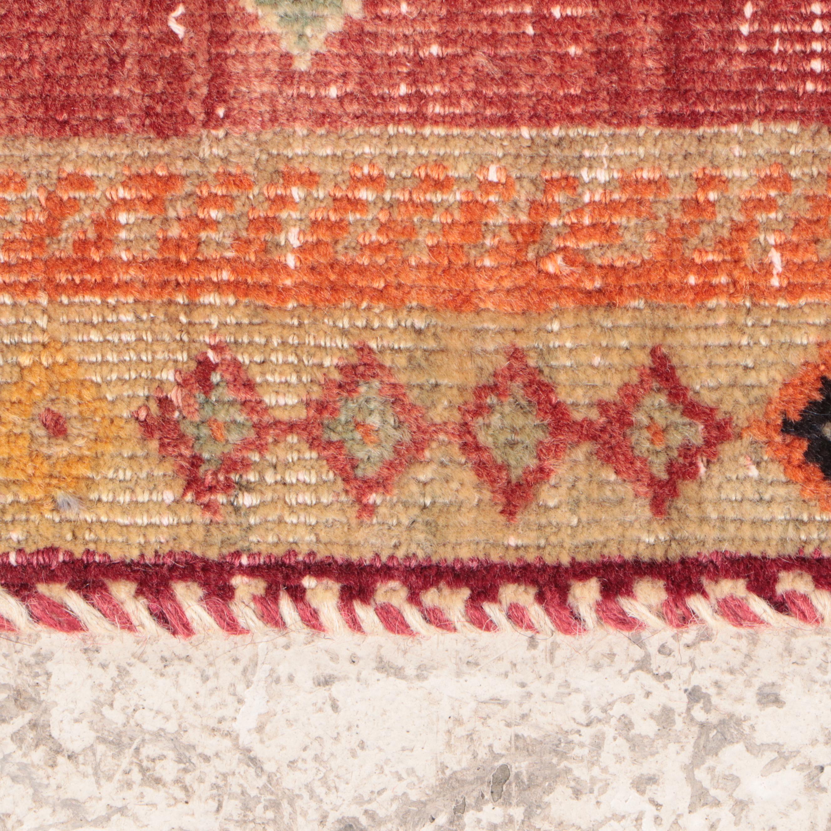 4'6 x 6' Hand-Knotted Persian Qashqai Area Rug