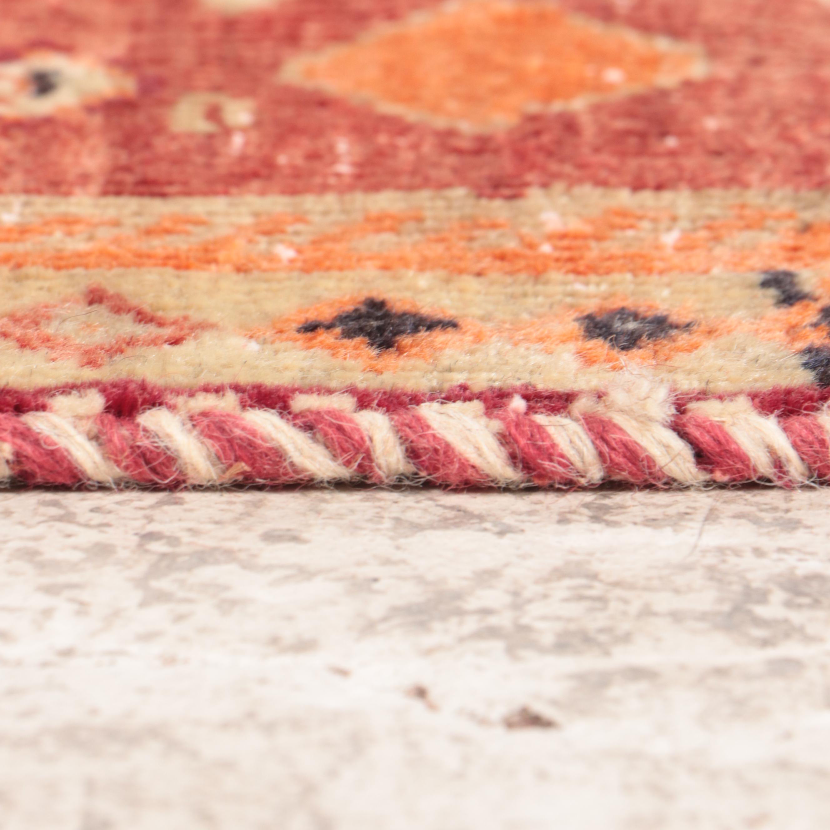 4'6 x 6' Hand-Knotted Persian Qashqai Area Rug