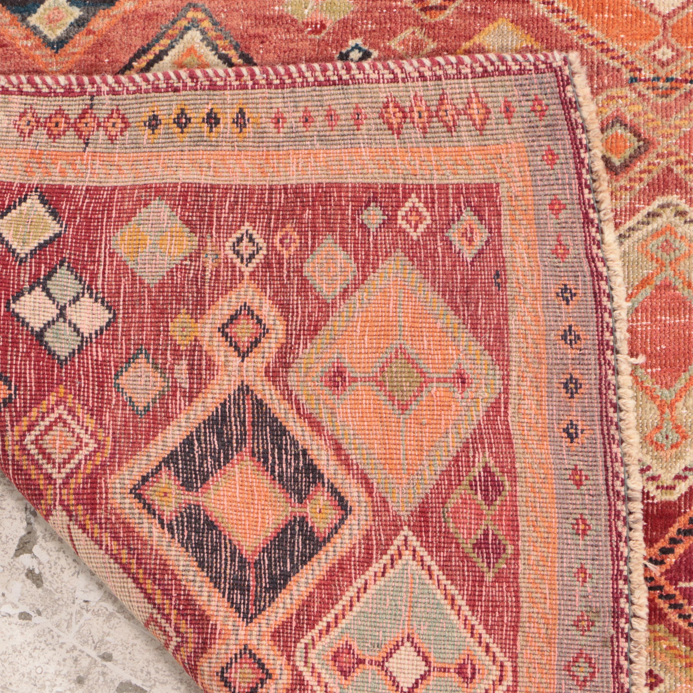 4'6 x 6' Hand-Knotted Persian Qashqai Area Rug