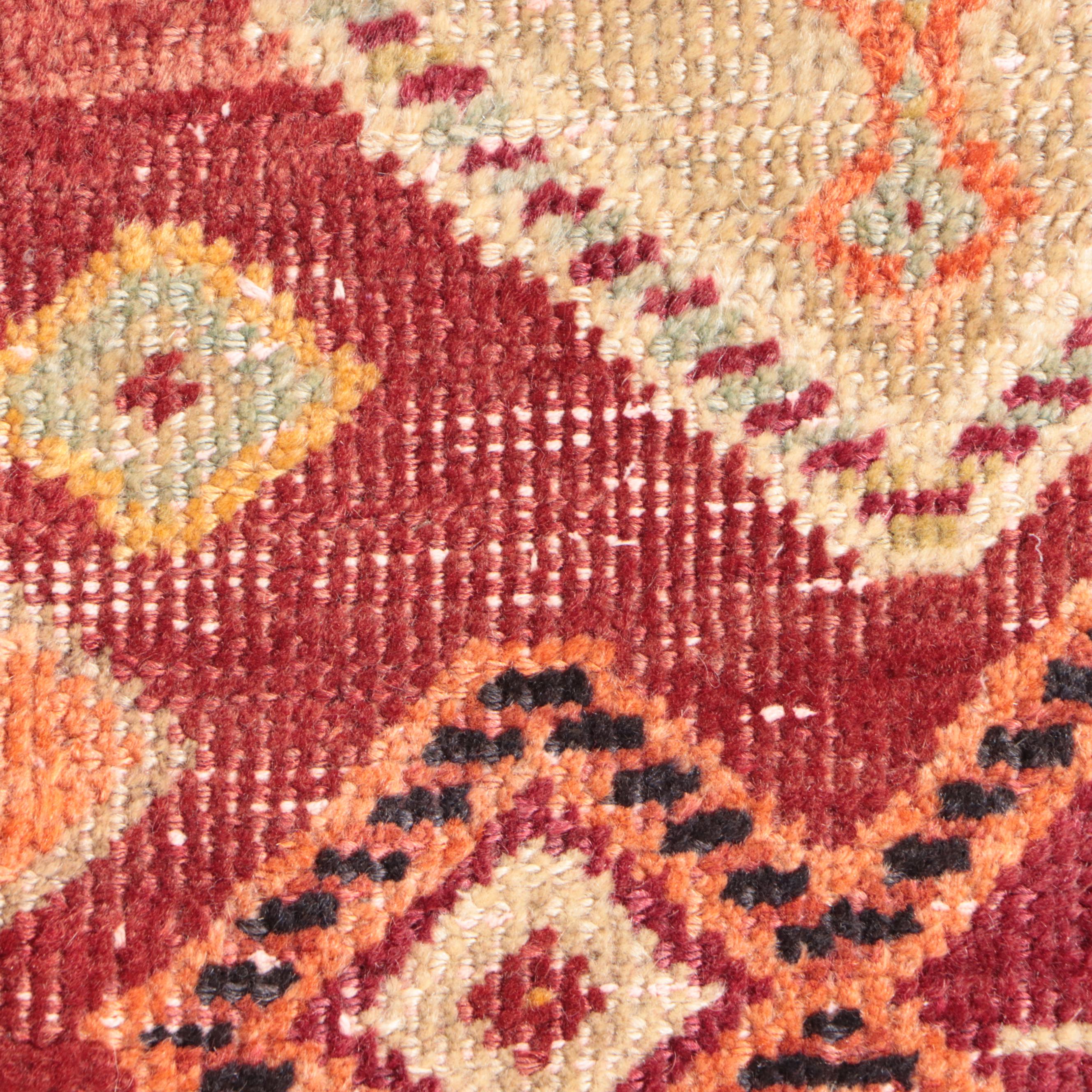 4'6 x 6' Hand-Knotted Persian Qashqai Area Rug