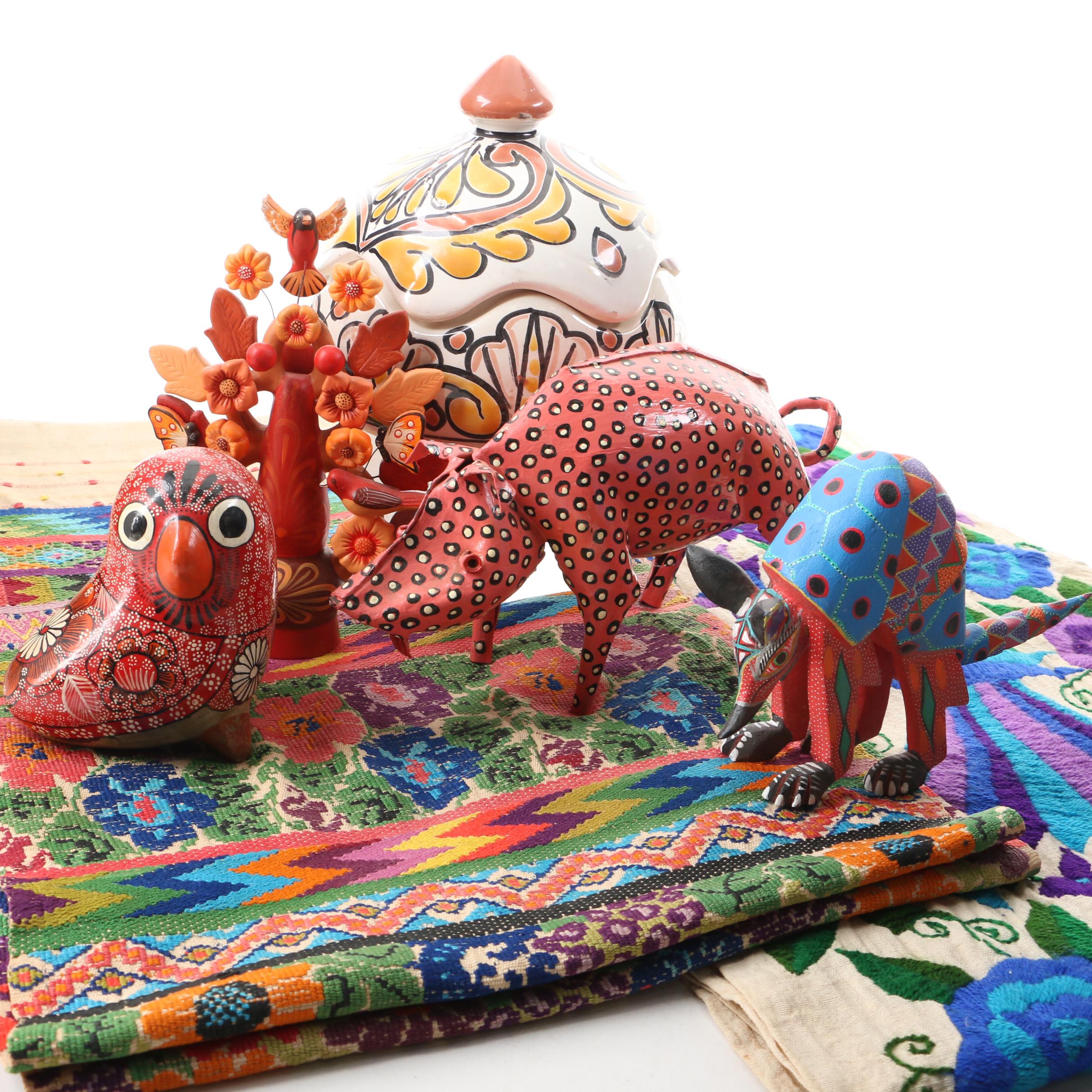 Alebrije Armadillo by Jacobo Angeles, Other Folk Art from Mexico, Peru, Zimbabwe