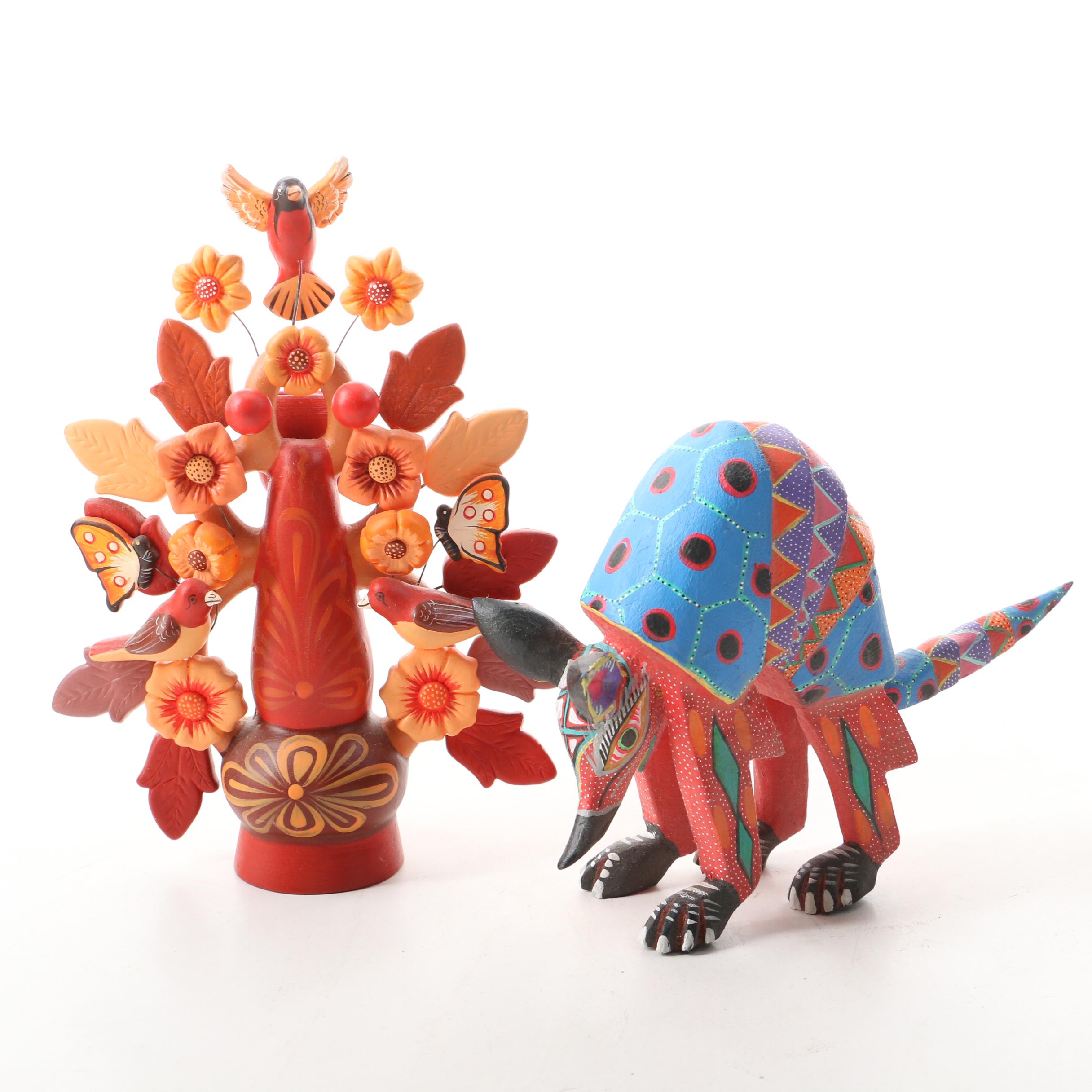 Alebrije Armadillo by Jacobo Angeles, Other Folk Art from Mexico, Peru, Zimbabwe