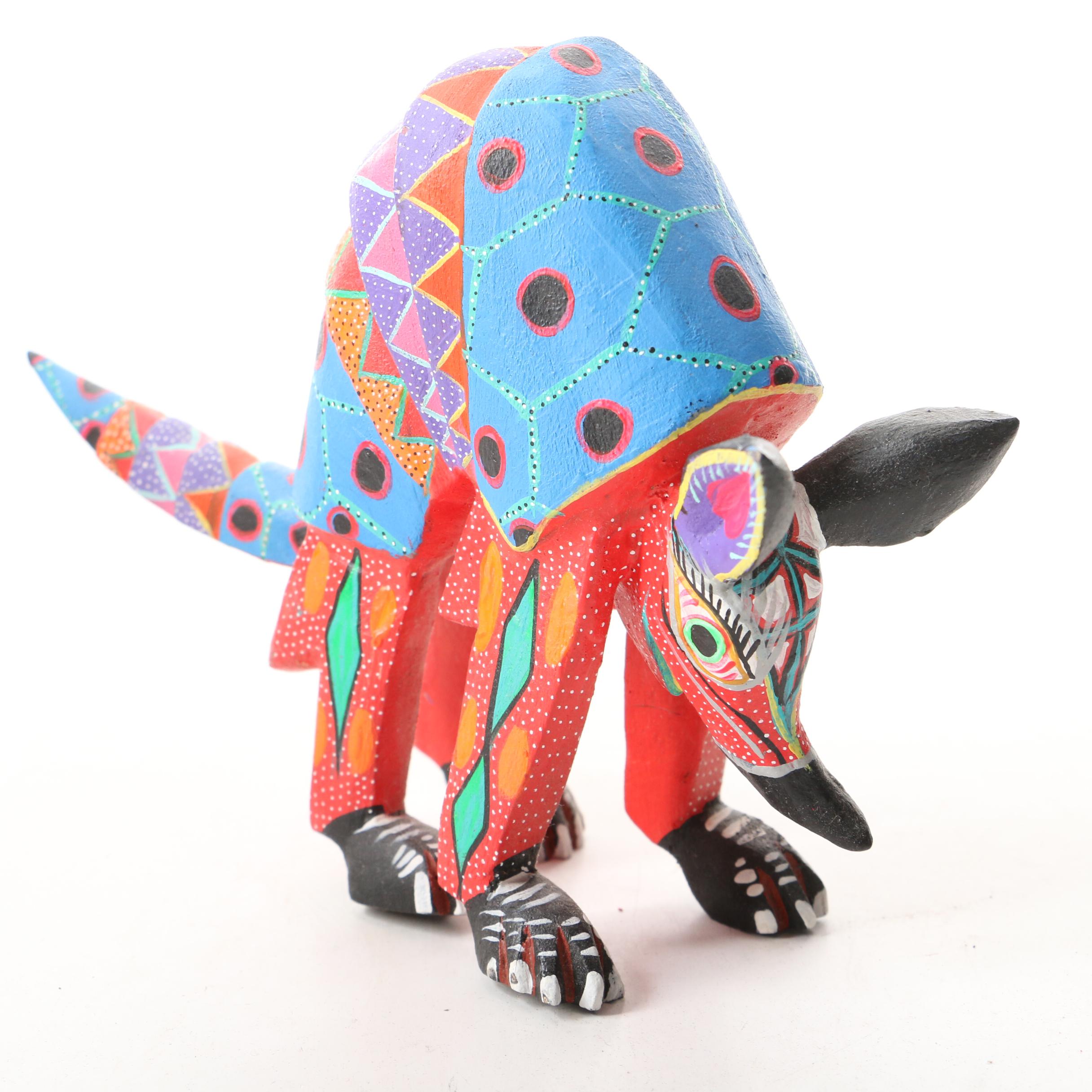 Alebrije Armadillo by Jacobo Angeles, Other Folk Art from Mexico, Peru, Zimbabwe