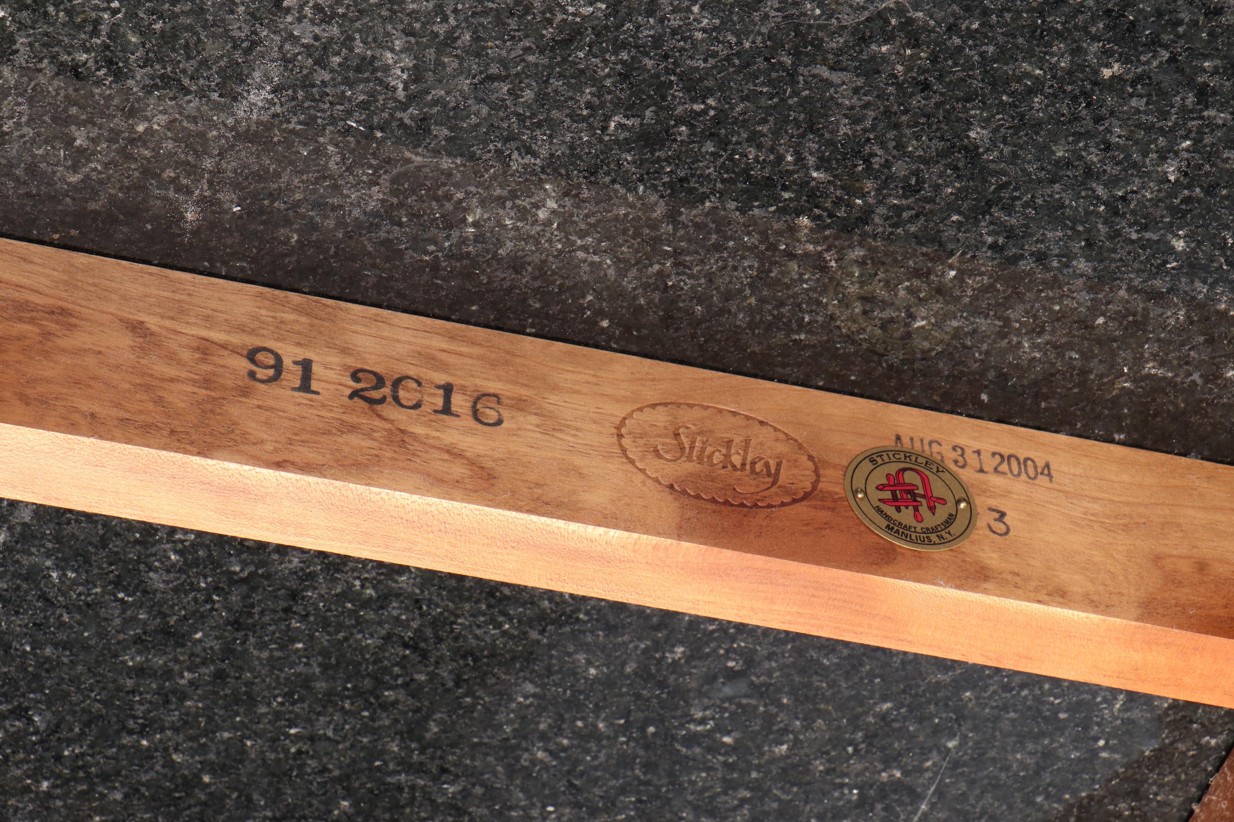 Stickley "21st Century Collection" Cherrywood and Granite Top Coffee Table