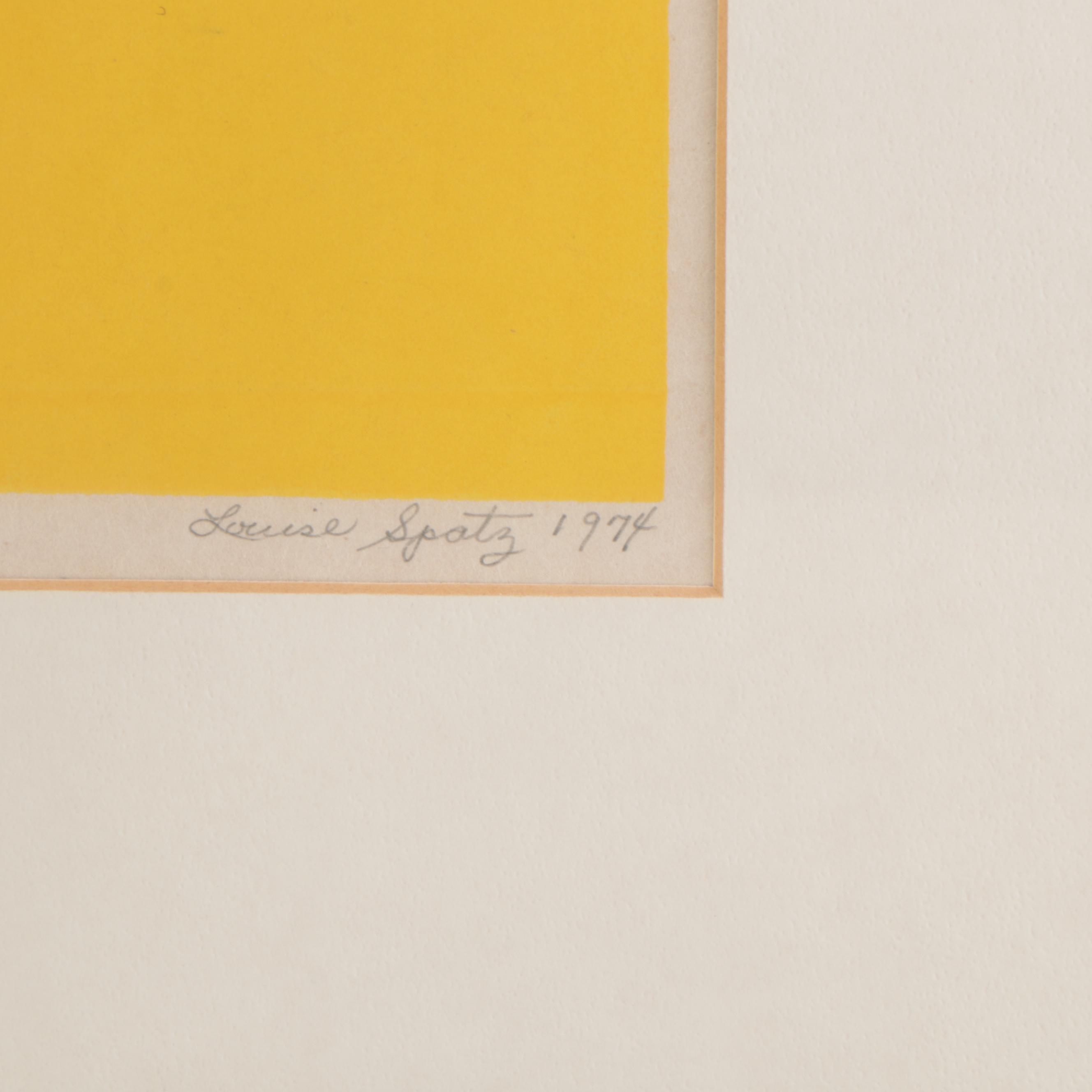 Louise Spatz Floral Still Life Serigraph After Ippitsusai Buncho, 1974