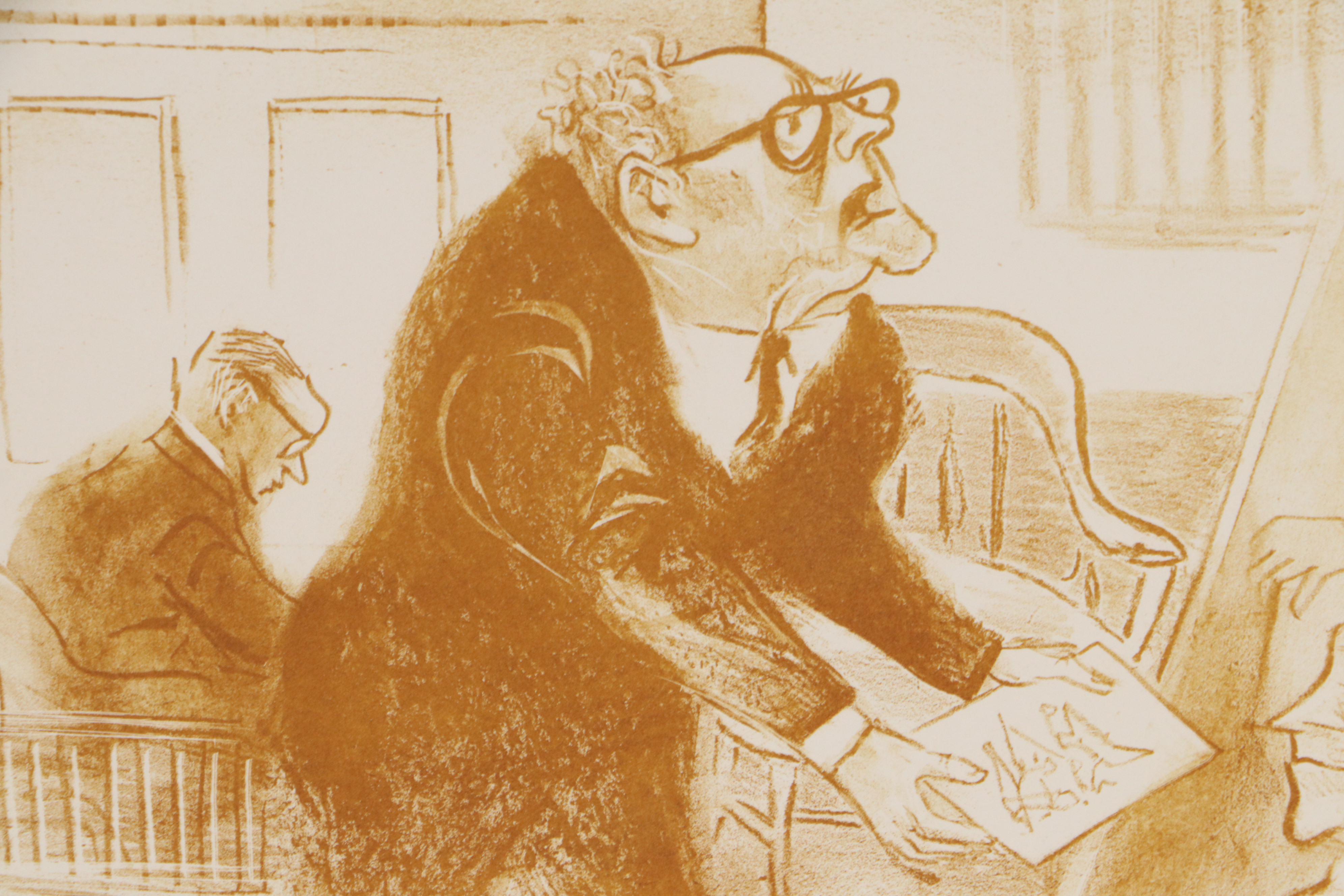 William Gropper Lithograph "Evidence"