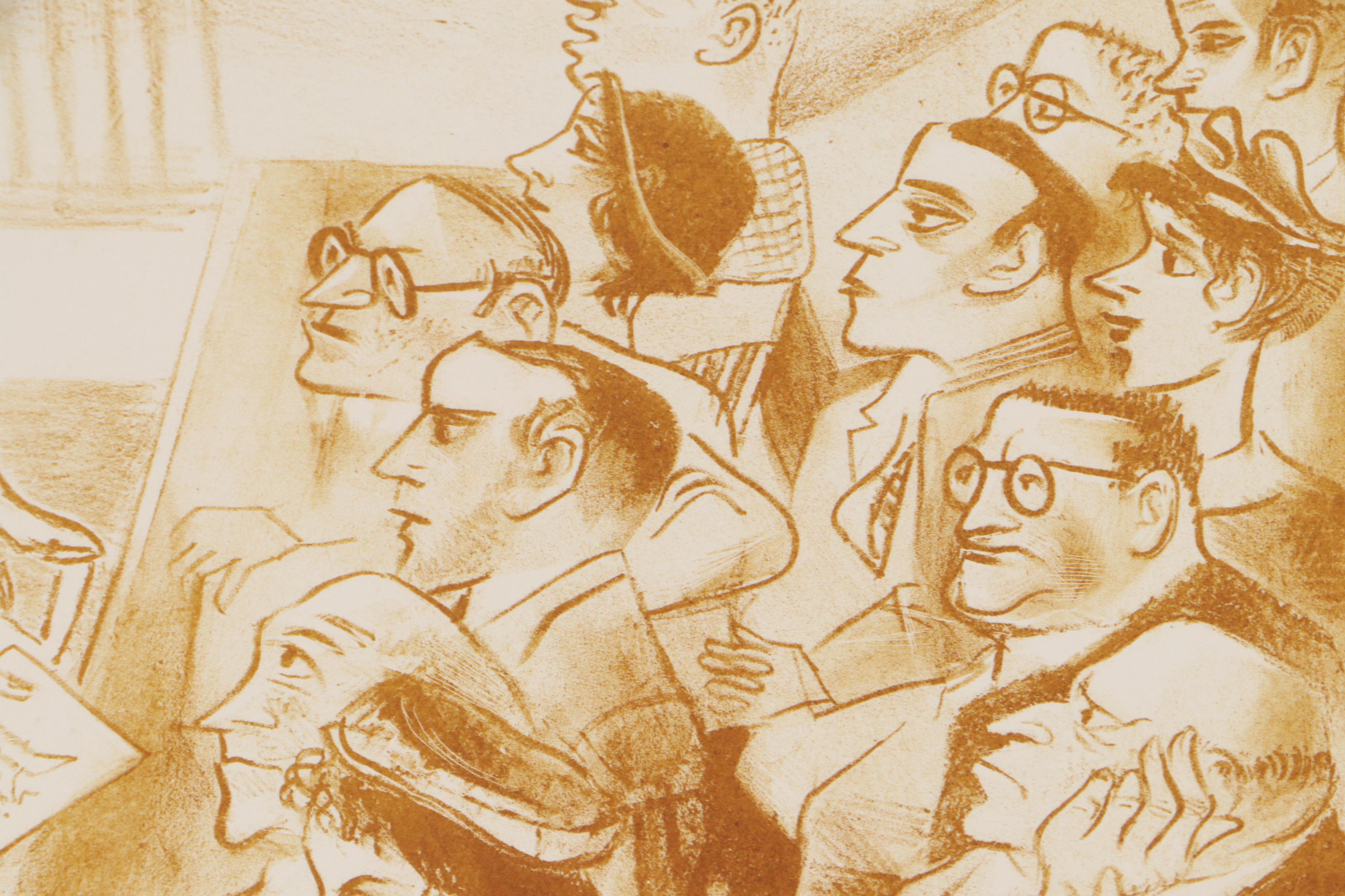 William Gropper Lithograph "Evidence"