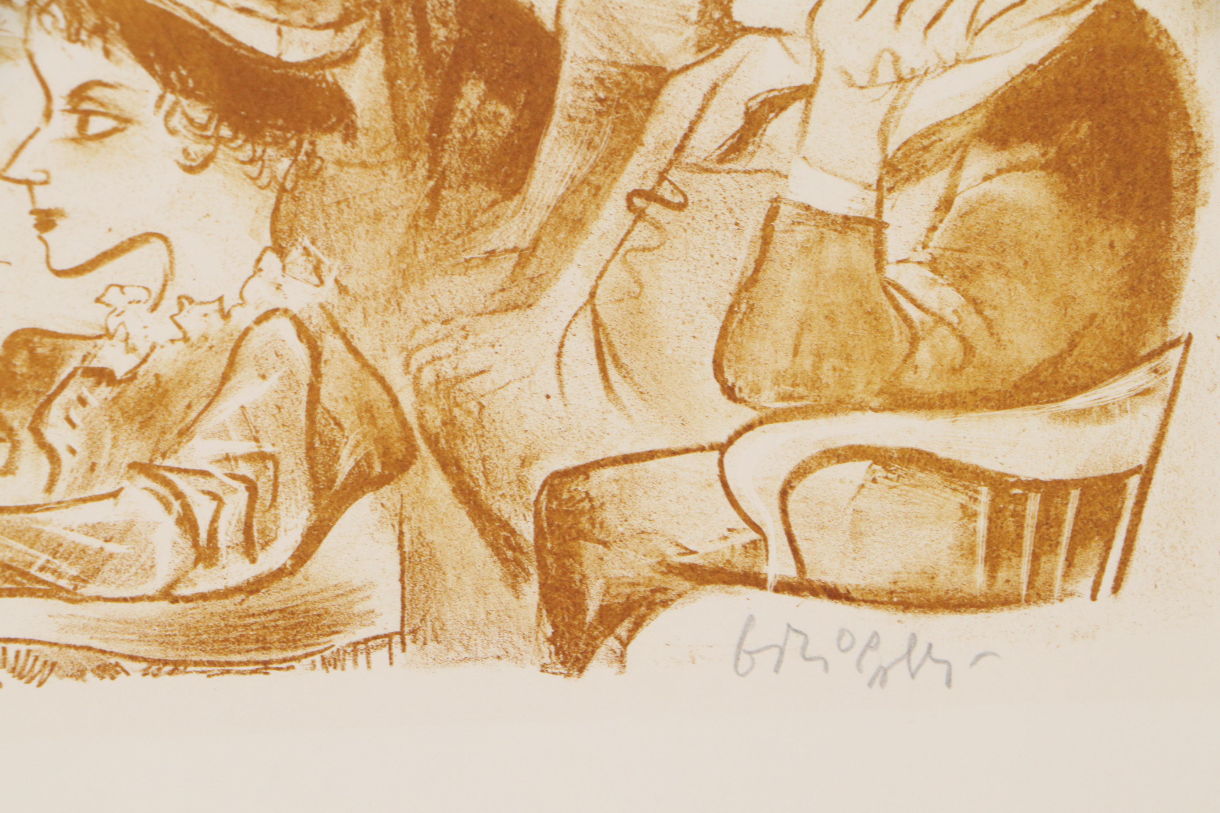 William Gropper Lithograph "Evidence"