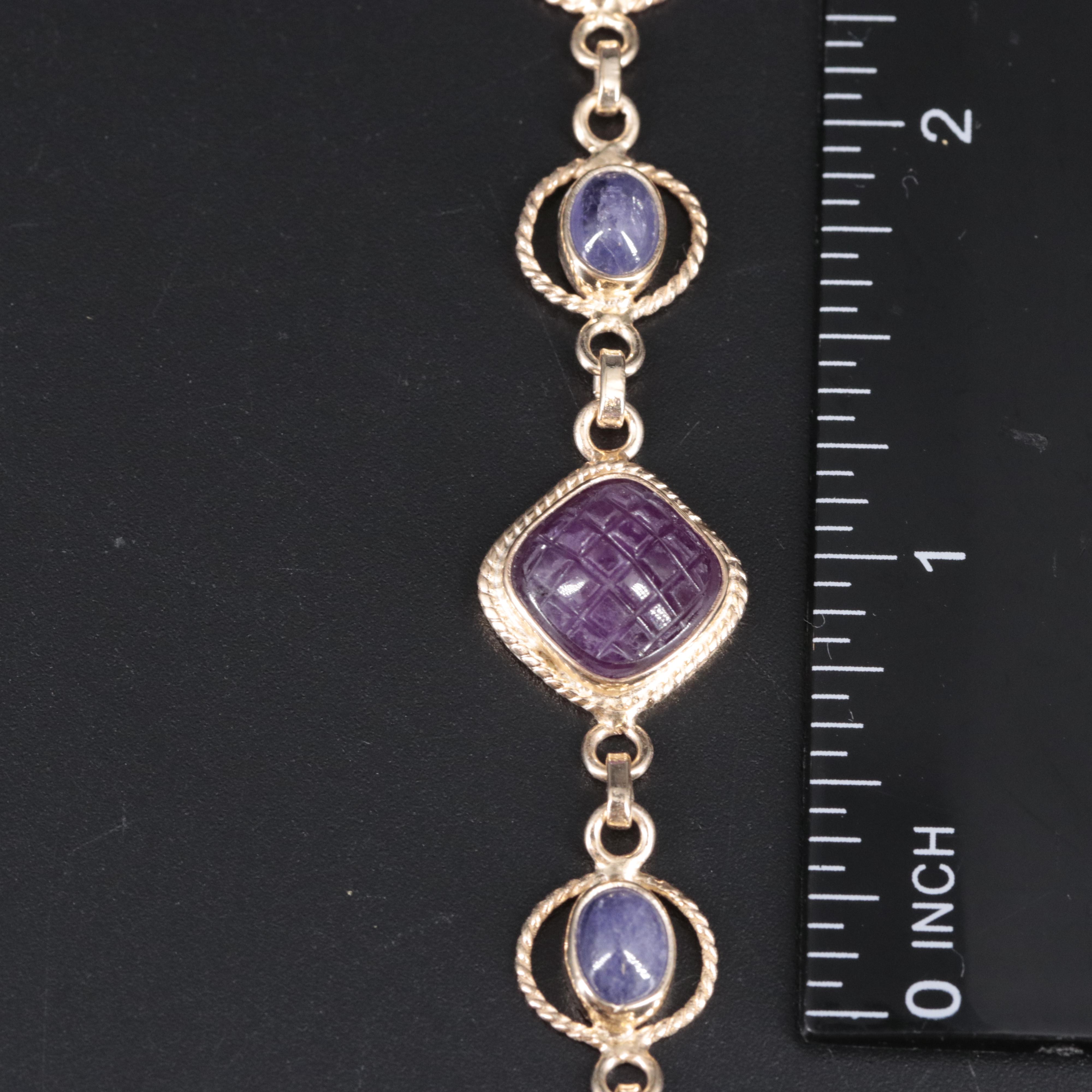 Sterling Silver Gemstone Bracelet