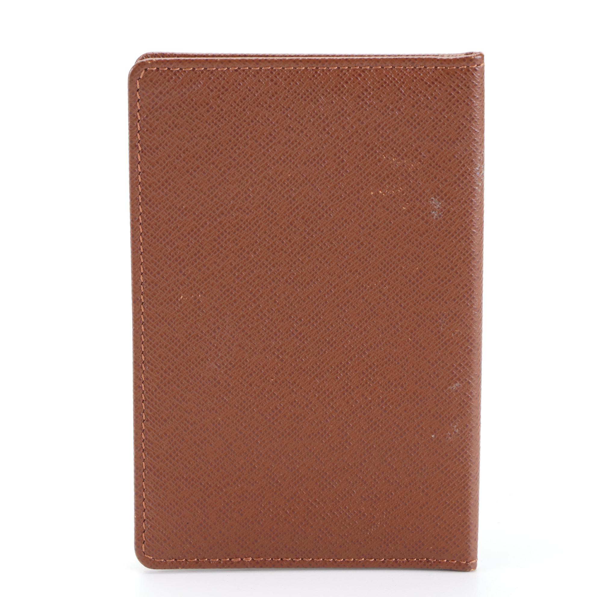 Louis Vuitton ID Card Holder in Taïga Leather