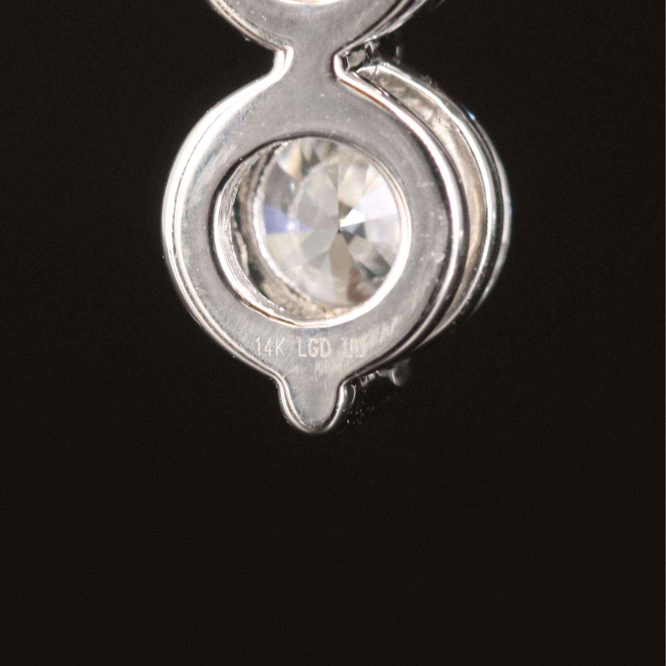 14K 1.30 CTW Lab Grown Diamond Pendant Necklace