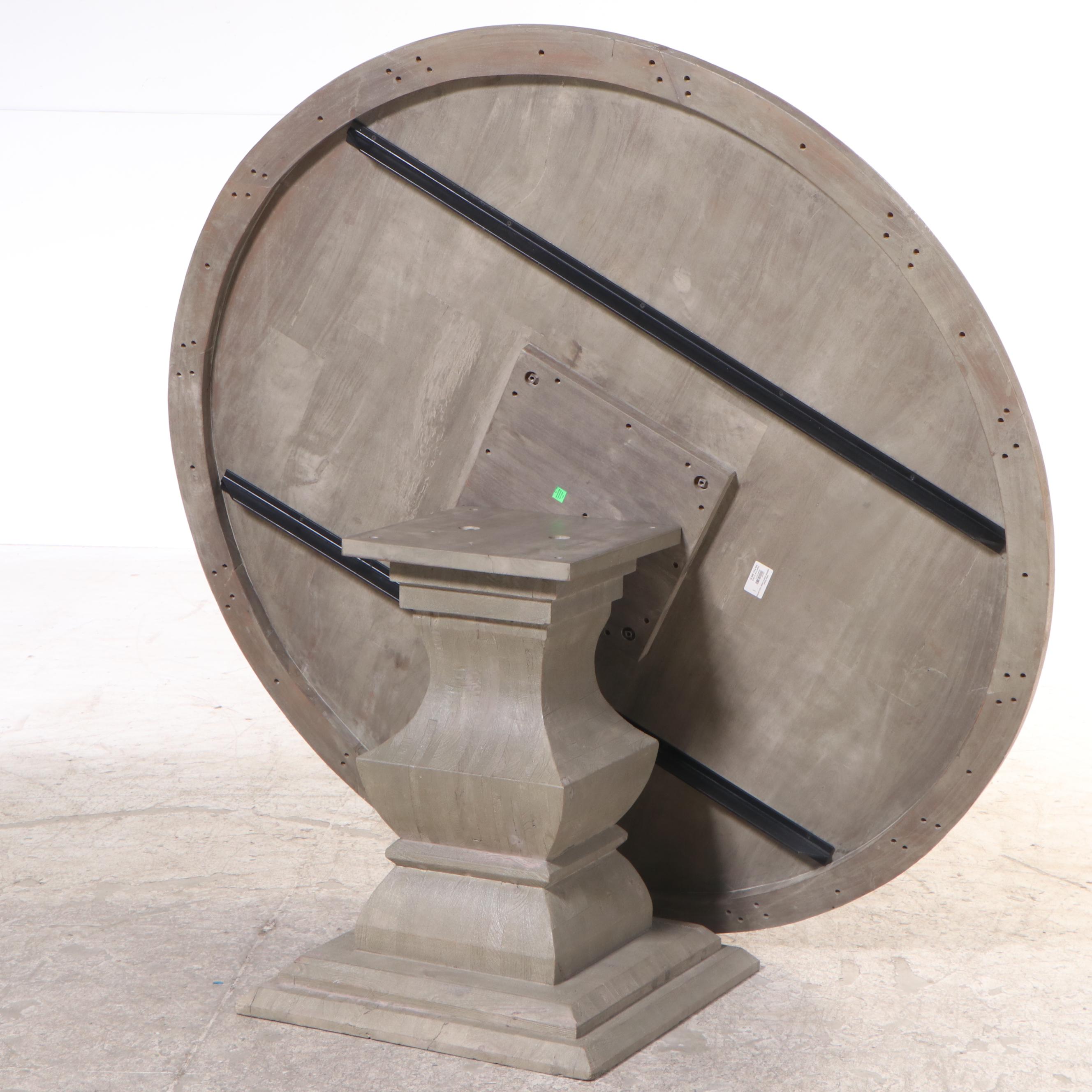 Ballard Designs "Andrews" Mango Wood Pedestal Dining Table