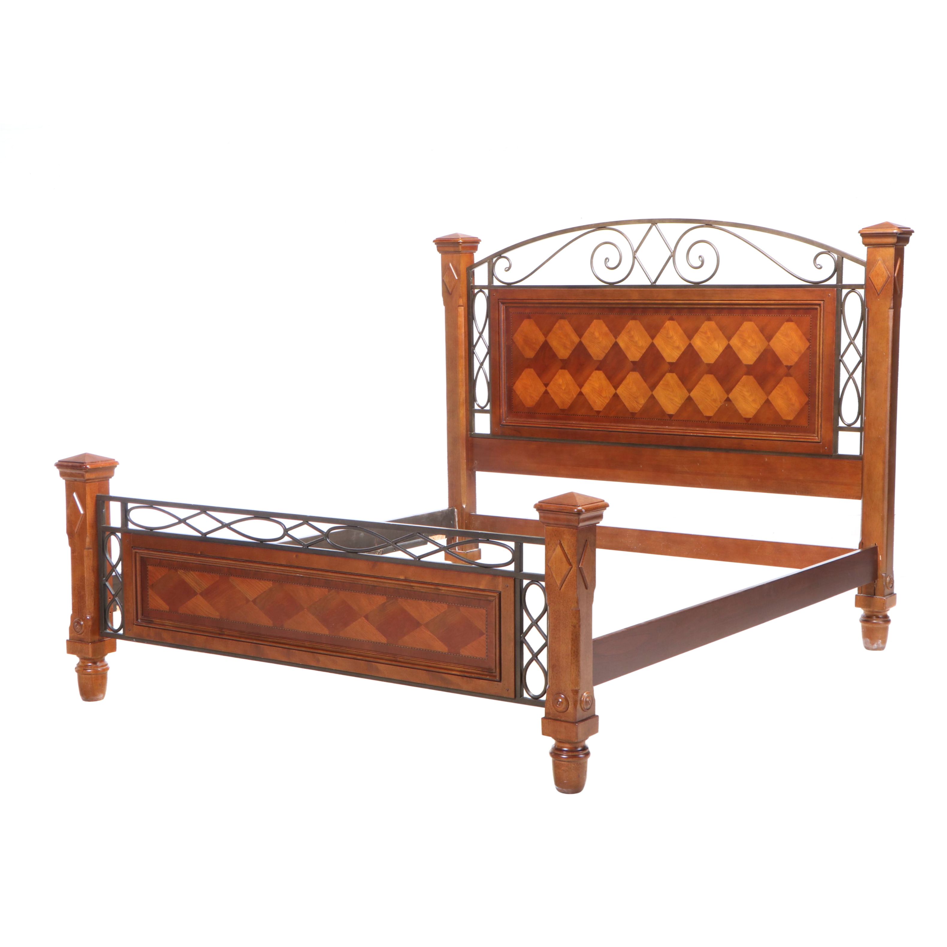 Alexander Julian "Home Colours" Parquetry King/California King Size Bed Frame
