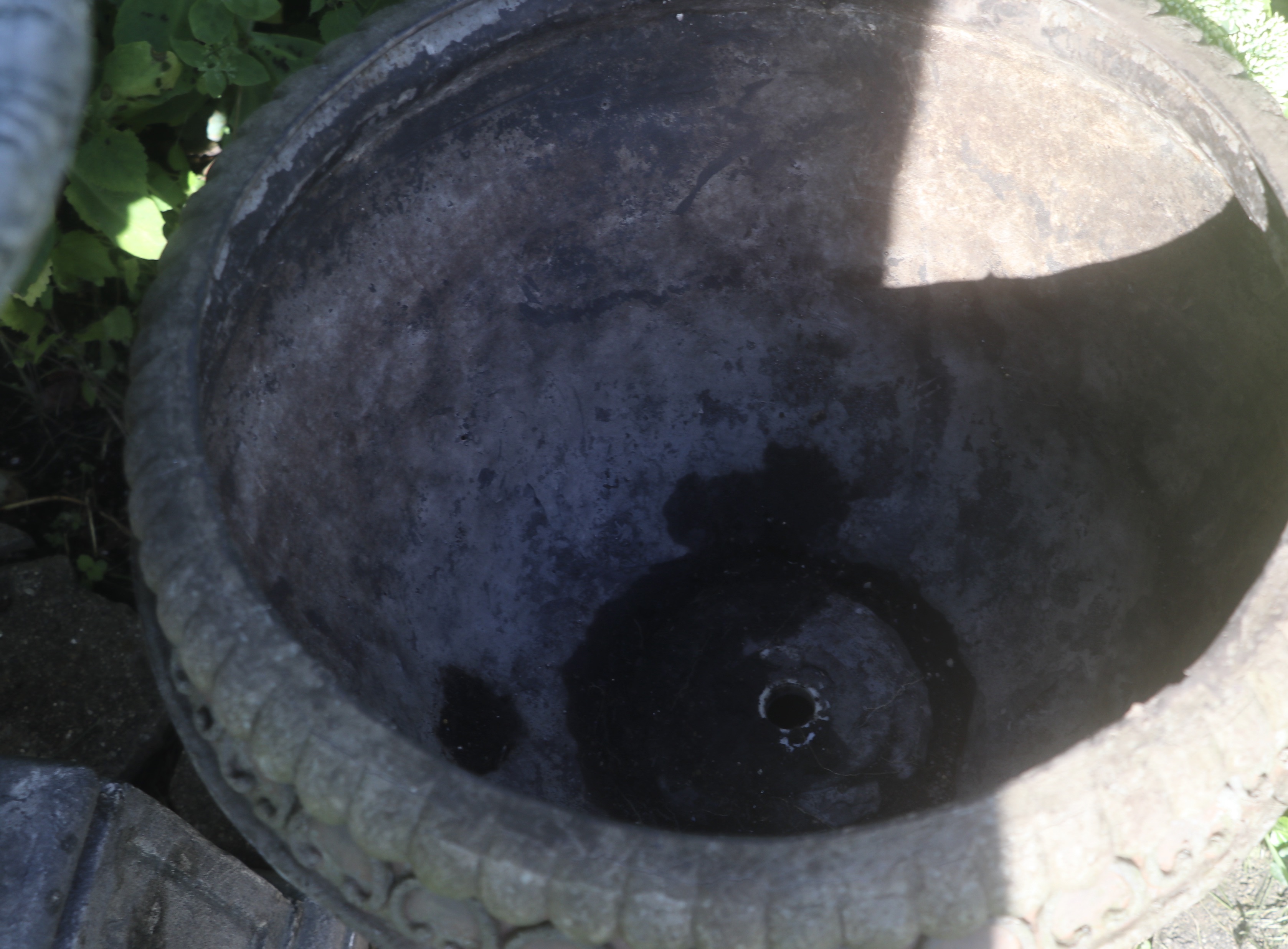 Collection of Fiberglass Urn-Shaped Planters