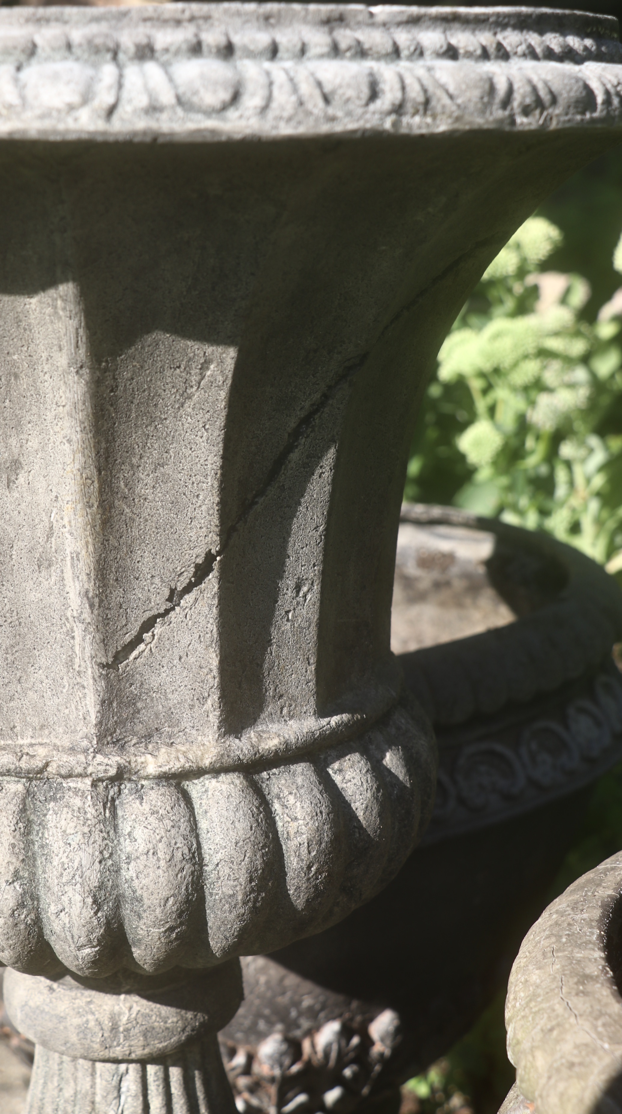 Collection of Fiberglass Urn-Shaped Planters