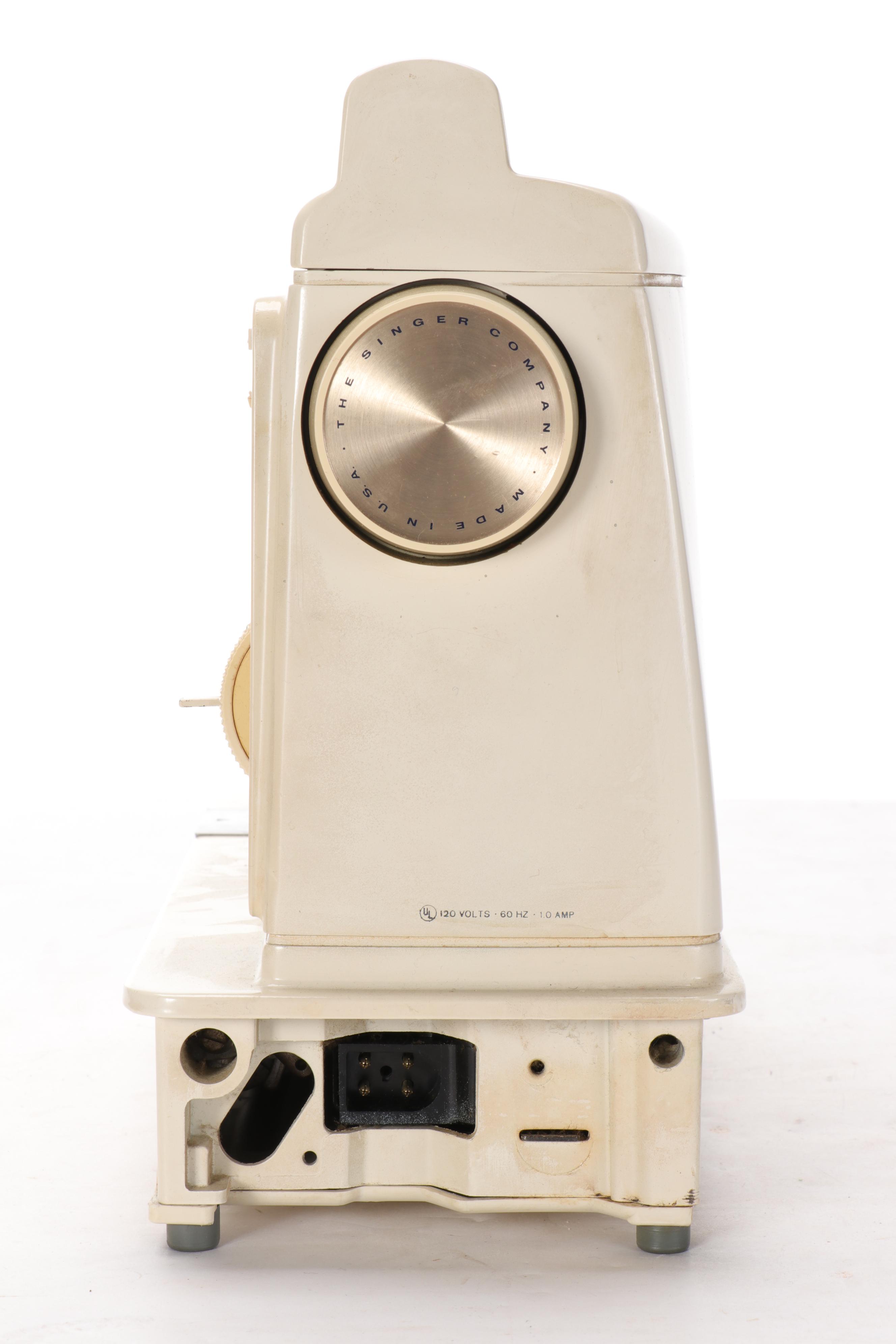 Singer Model 750 Golden Touch & Sew Electric Sewing Machine, 1969