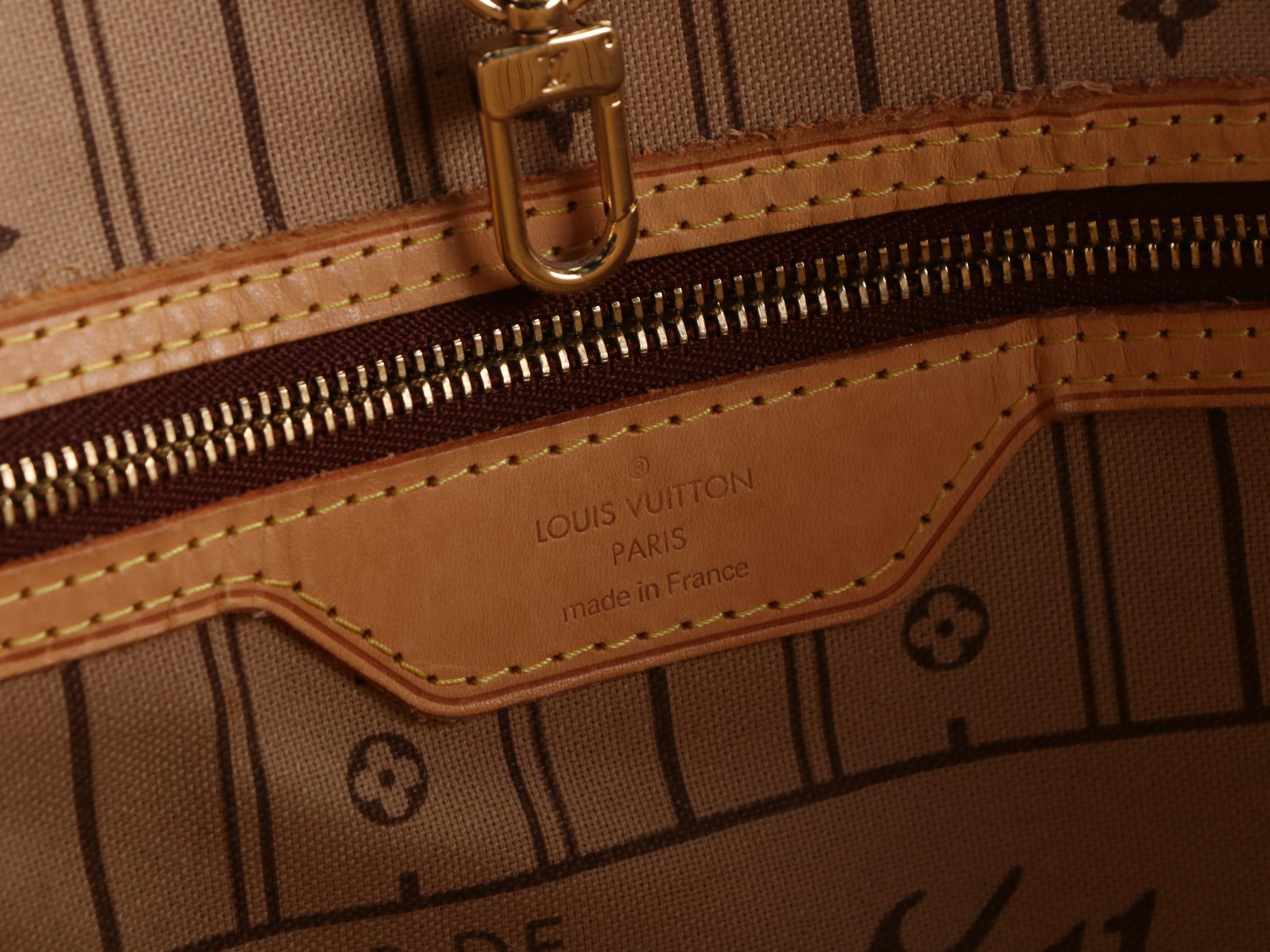 Louis Vuitton Neverfull GM in Monogram Canvas with Vachetta Leather