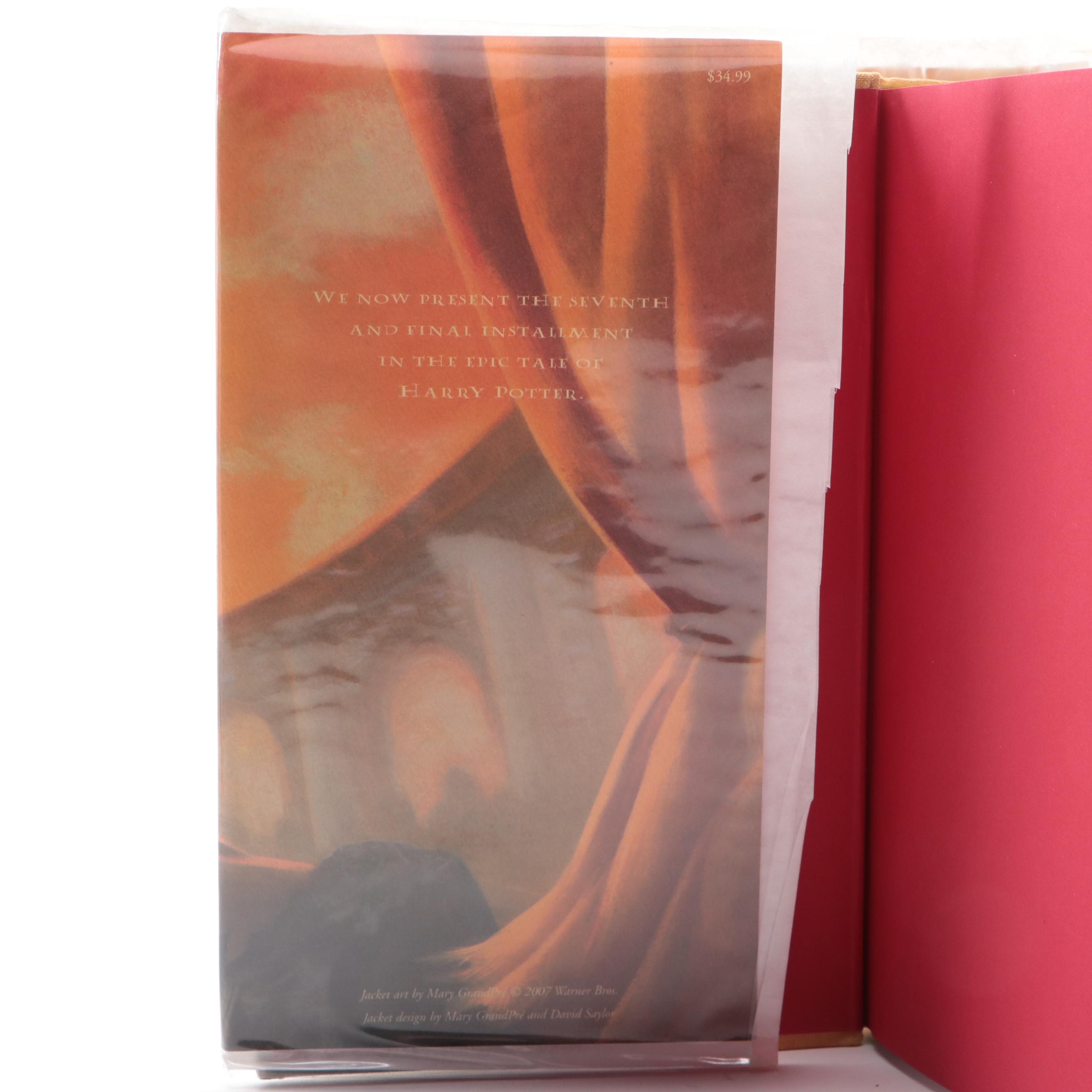 First Edition "Harry Potter and the Deathly Hallows" by J. K. Rowling, 2007