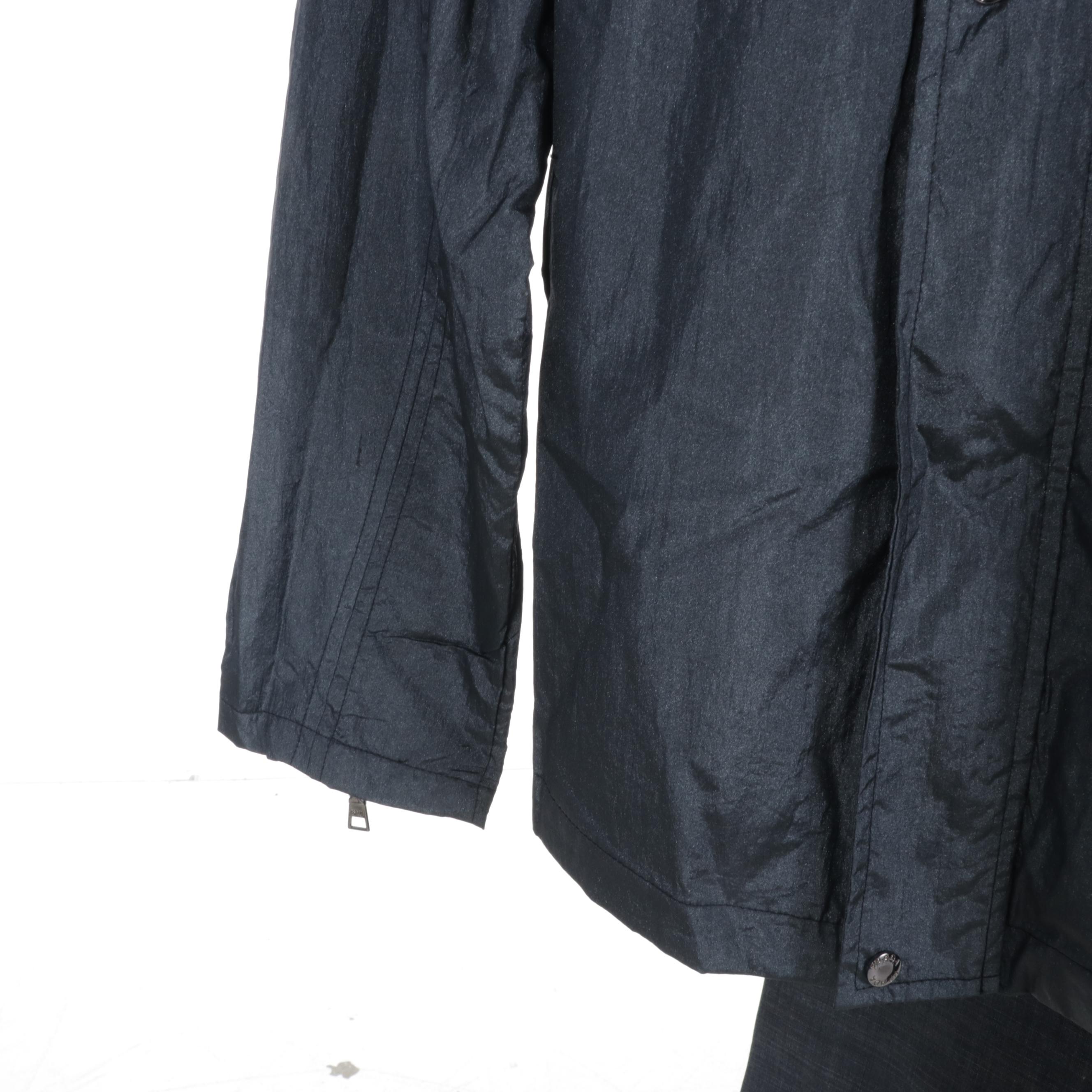 Men's Prada Linea Rossa Windbreaker and Pants with Button-Up Shirt