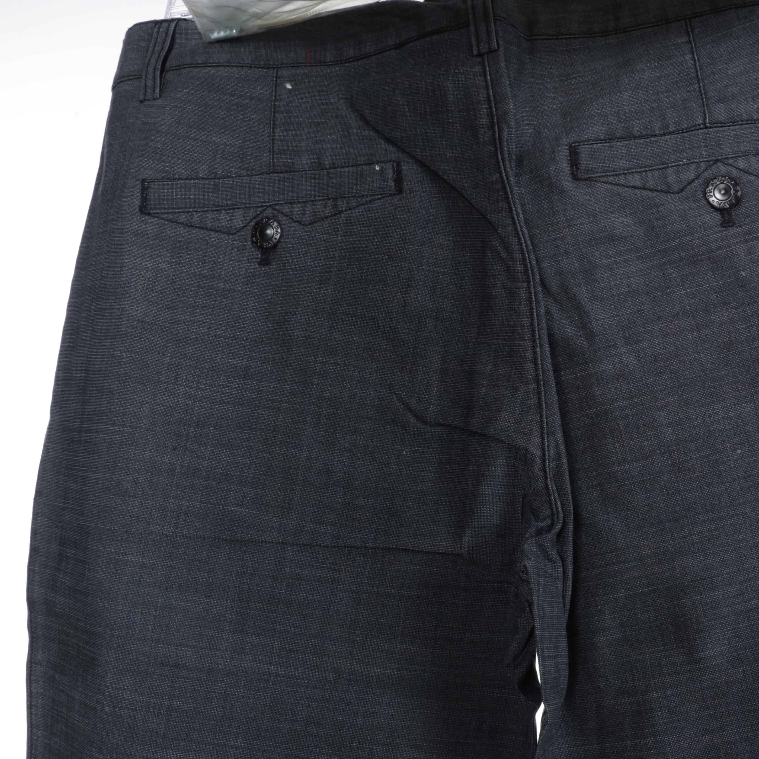 Men's Prada Linea Rossa Windbreaker and Pants with Button-Up Shirt