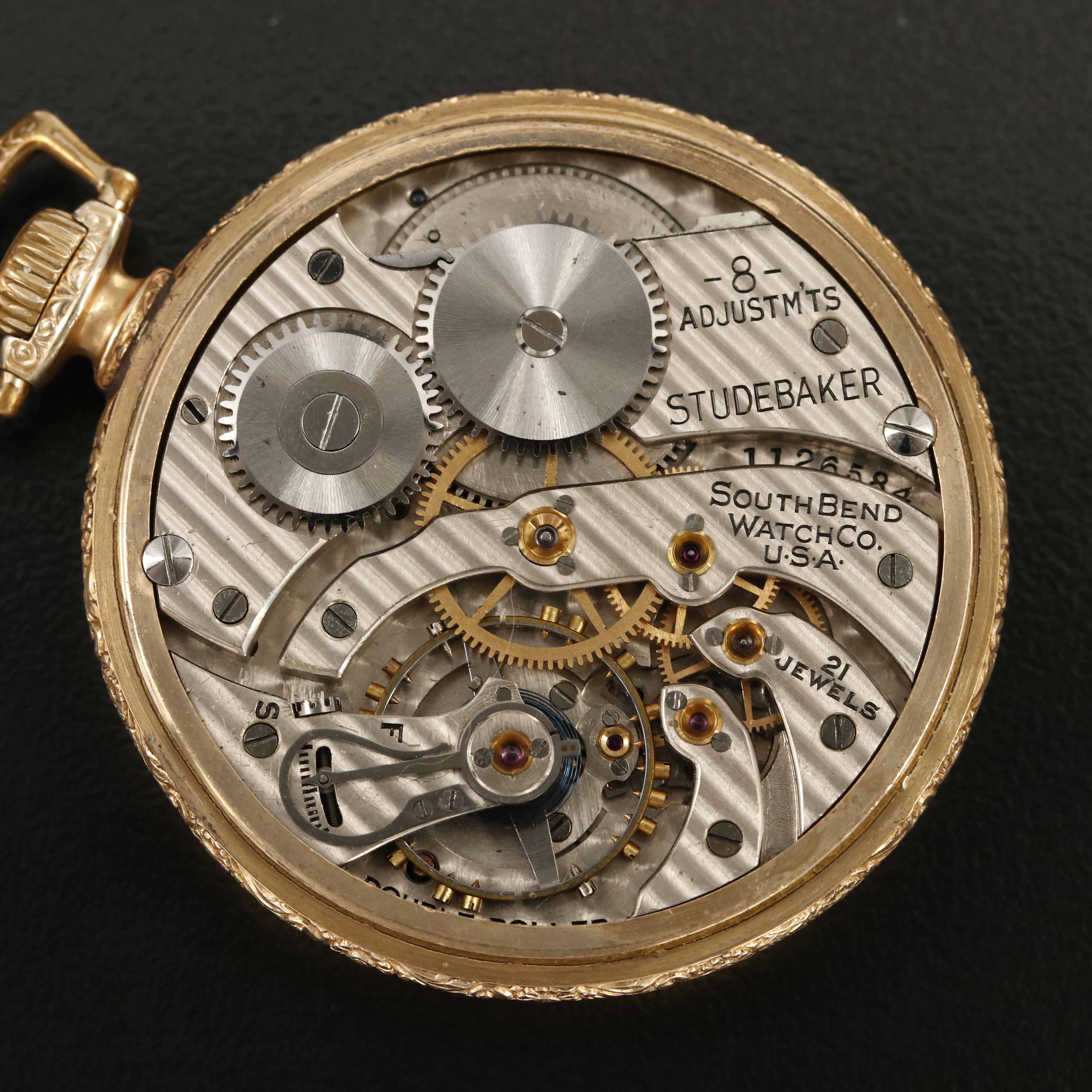 1925 South Bend Gold-Filled Pocket Watch