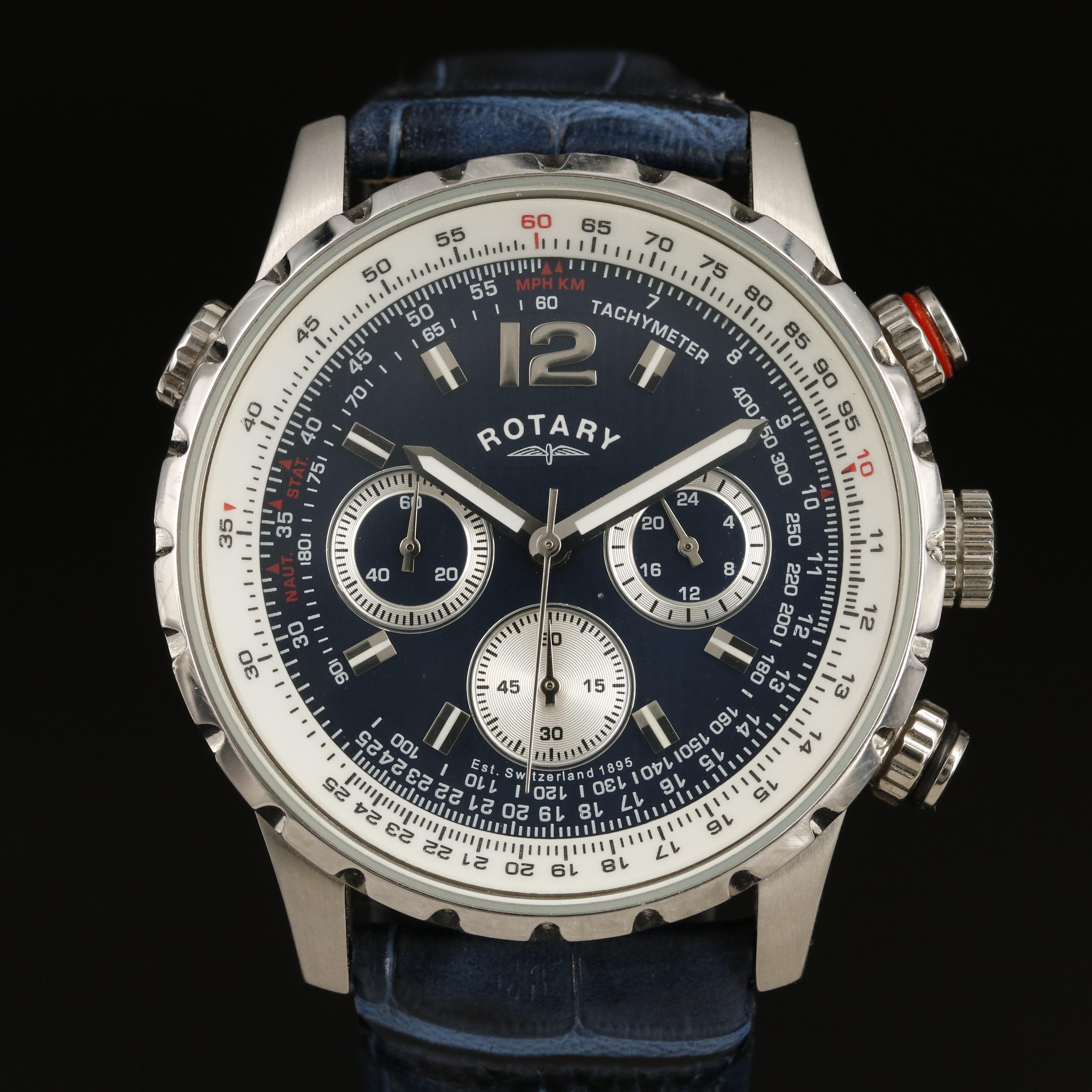 Rotary Chronograph Watch