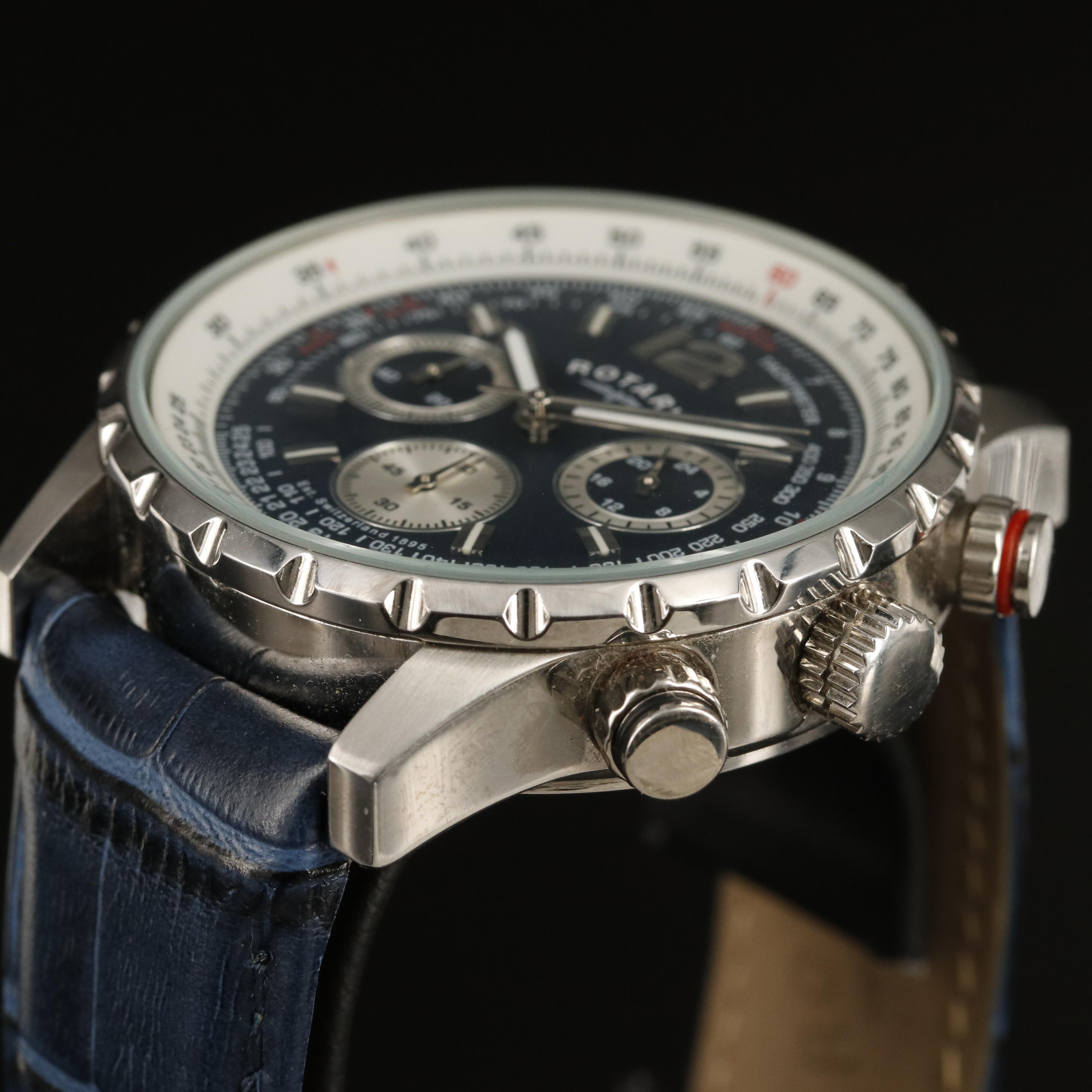 Rotary Chronograph Watch