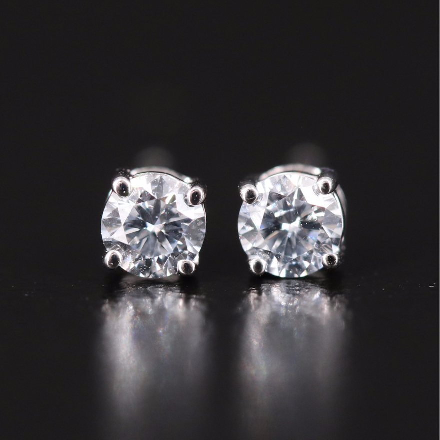 10K 0.24 CTW Lab Grown Diamond Stud Earrings