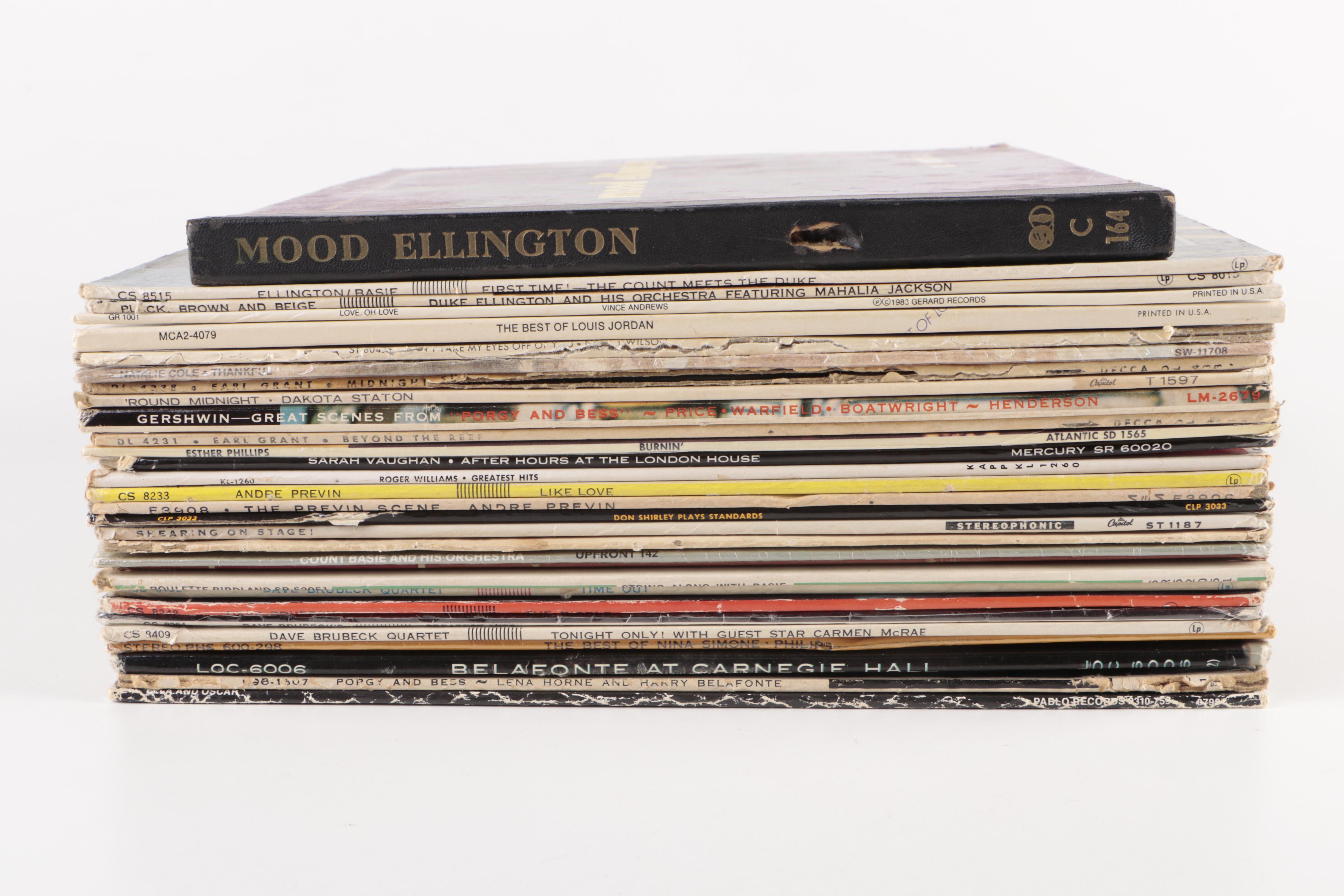 Duke Ellington, Dave Brubeck and Other Vinyl LP Records