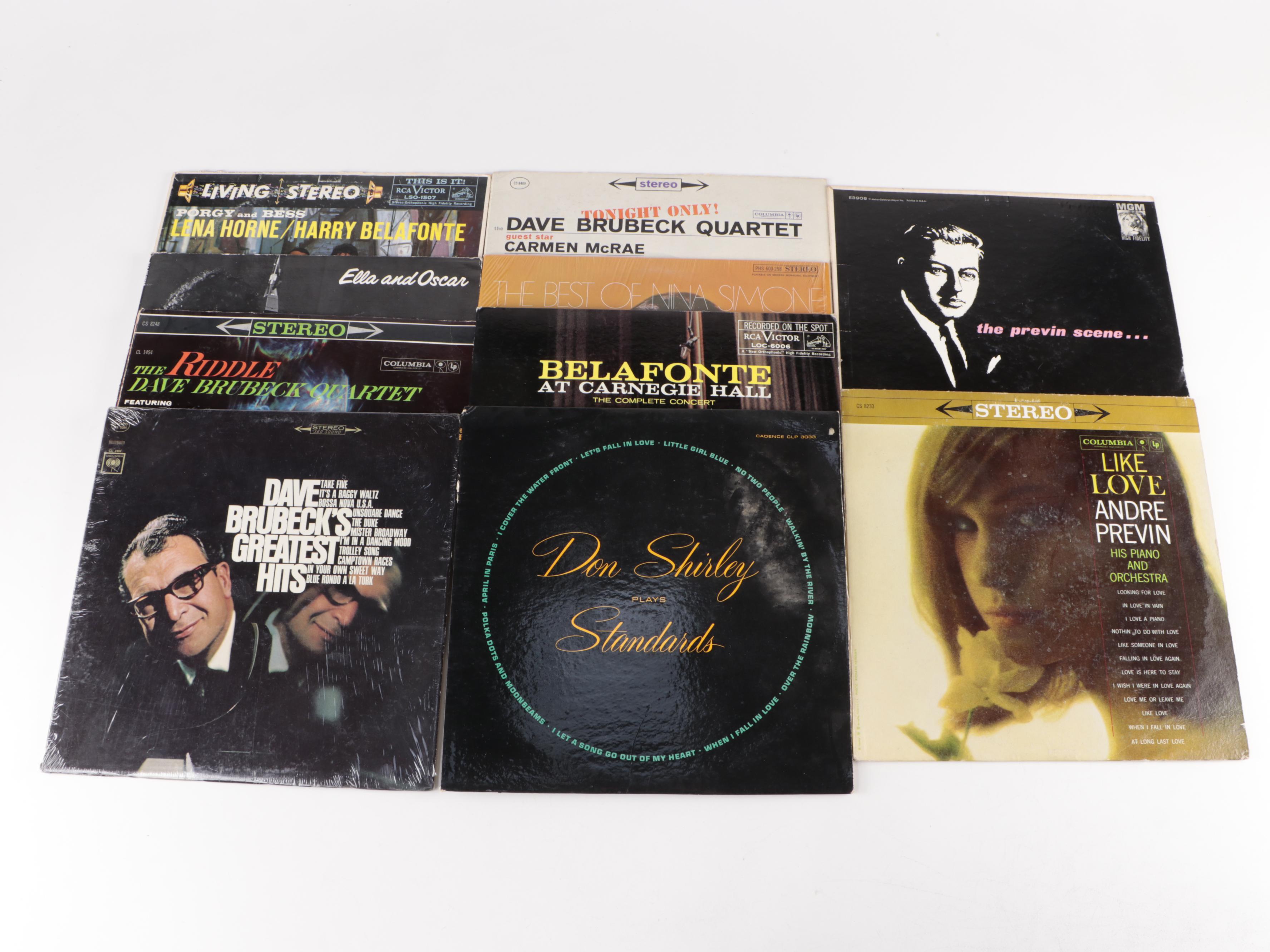 Duke Ellington, Dave Brubeck and Other Vinyl LP Records
