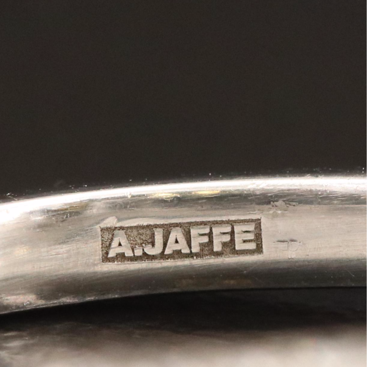 A. Jaffee Platinum 3.80 CTW Lab Grown Diamond Ring with IGI Report