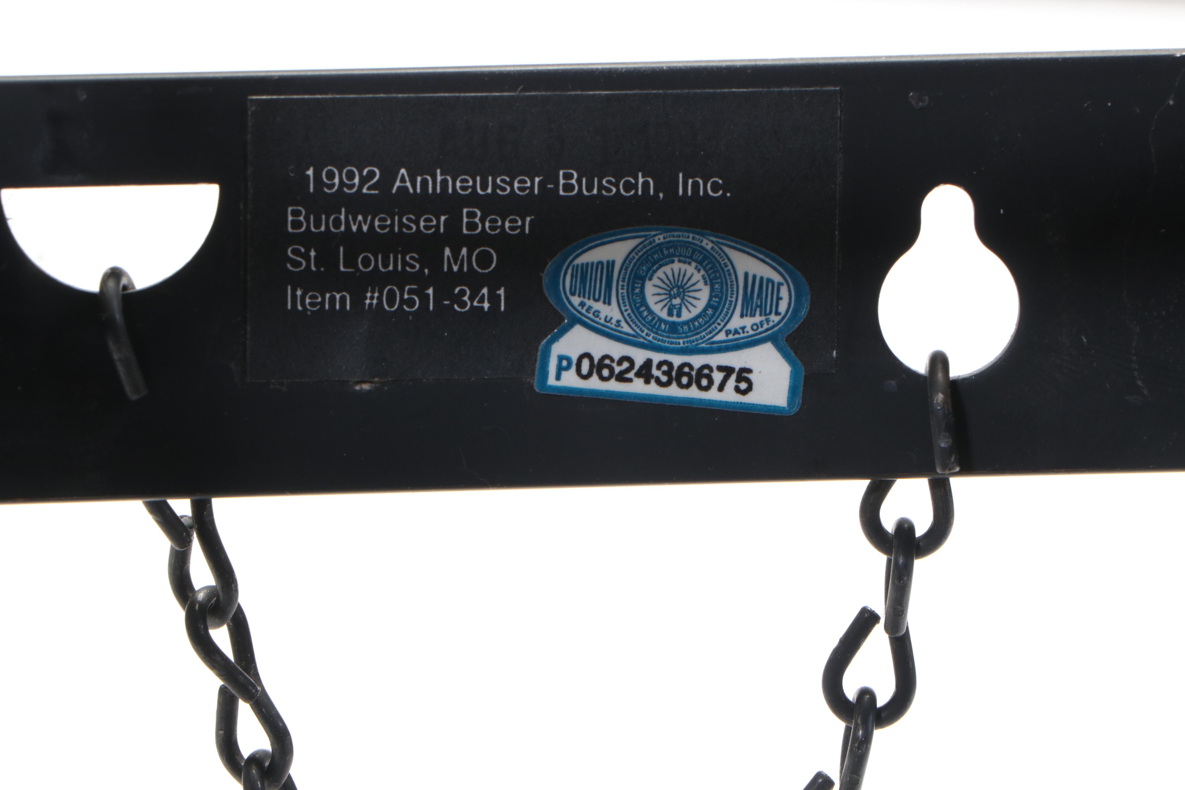 Budweiser Don't Mess With Texas Bar Neon Sign