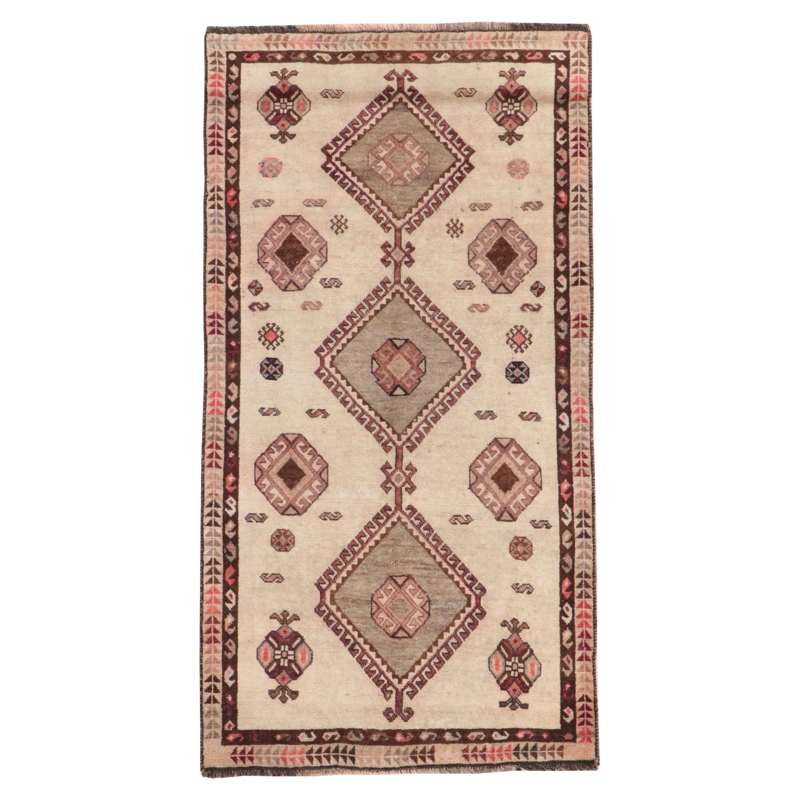3'10 x 7'4 Hand-Knotted Persian Lurs Area Rug