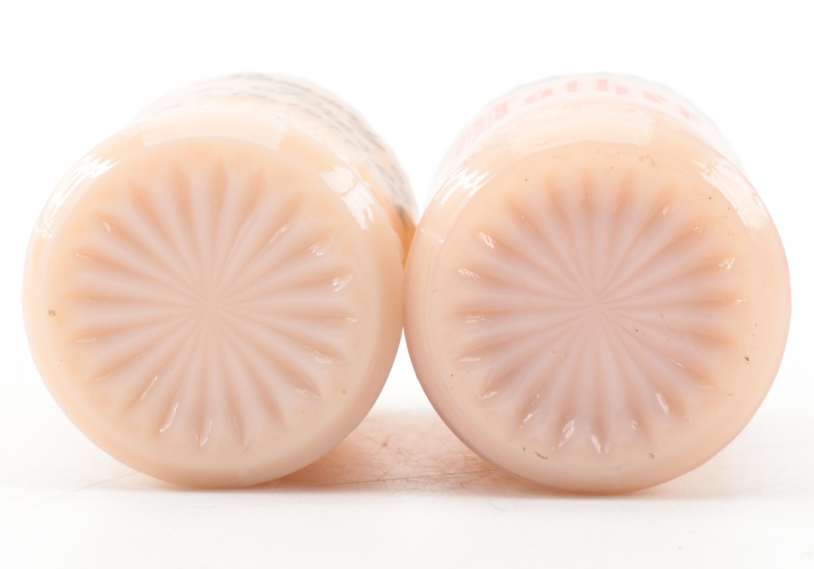 Pink Milk Glass Collection Including Elvis Dedication