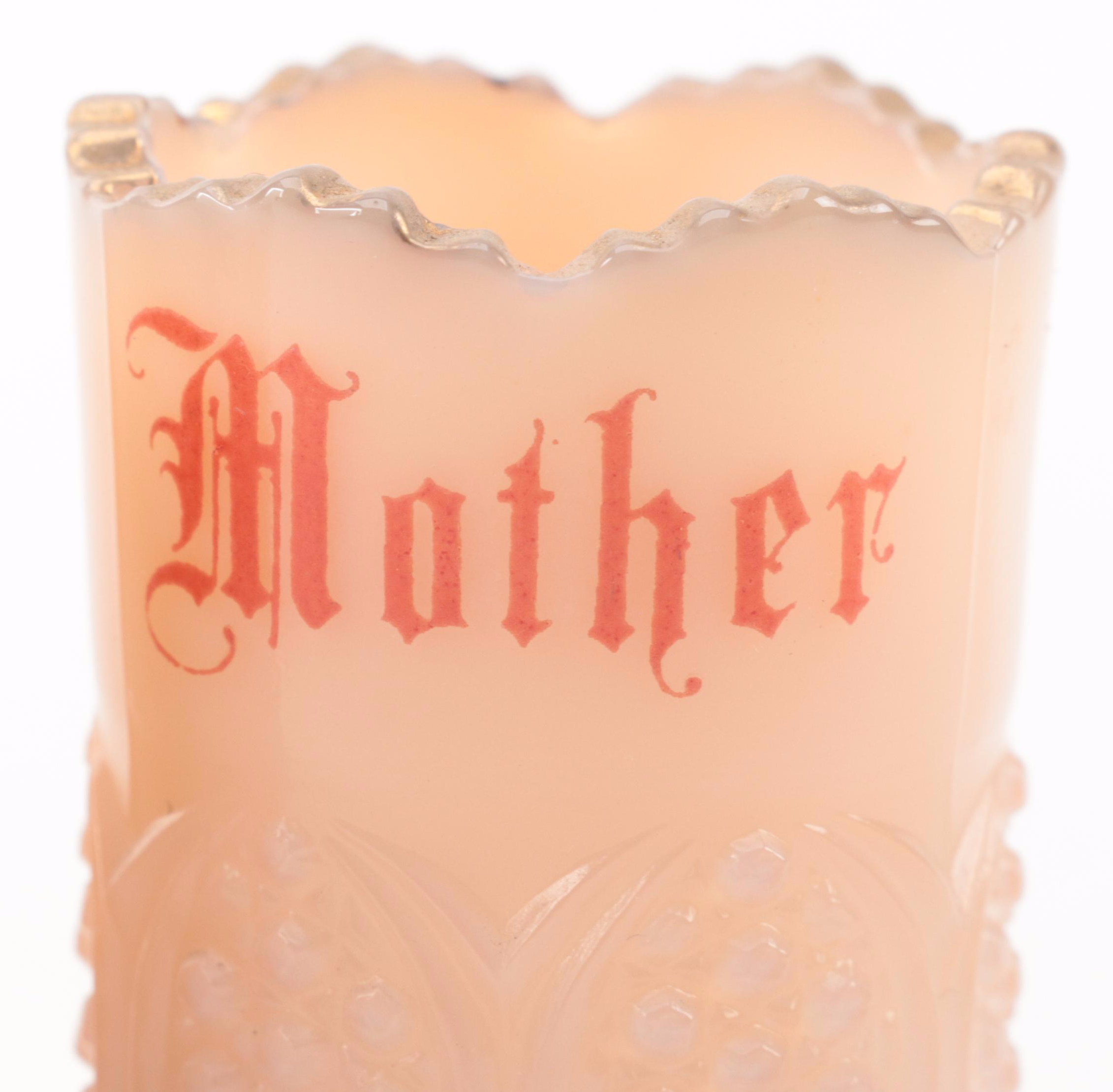 Pink Milk Glass Collection Including Elvis Dedication