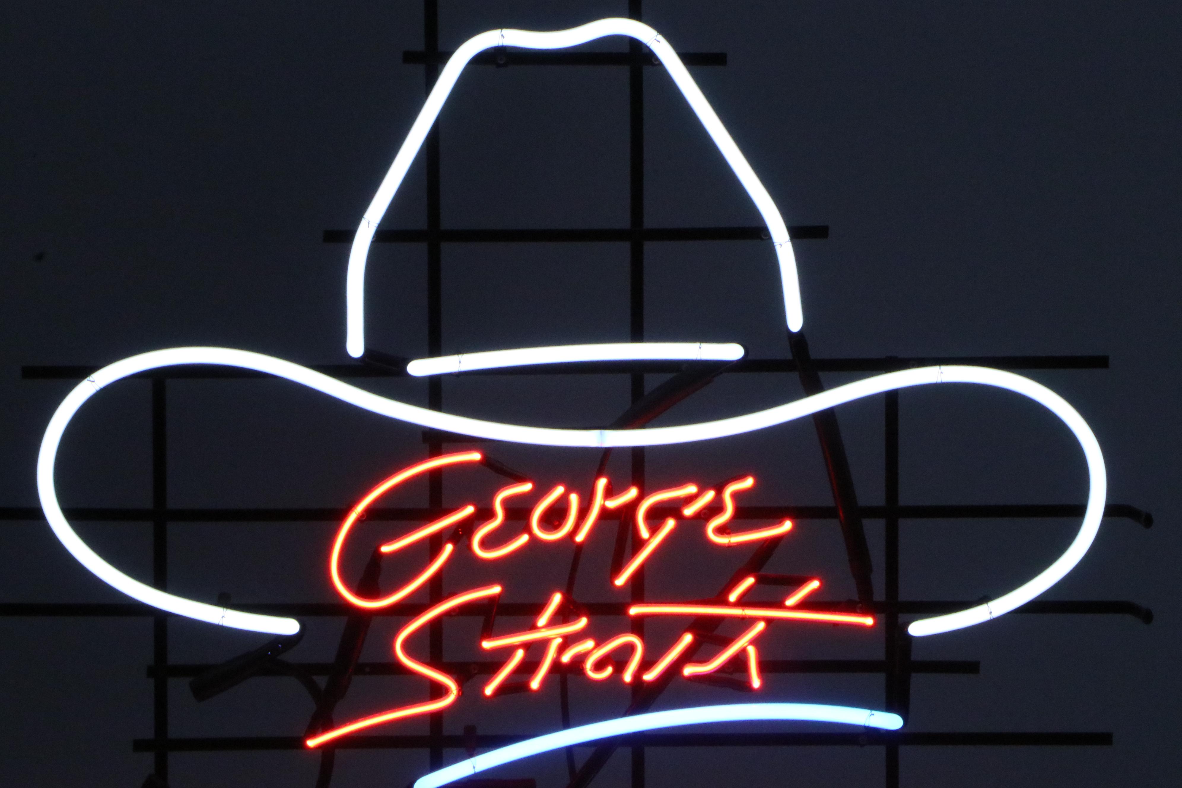 Bud Light George Strait Bar Neon Sign