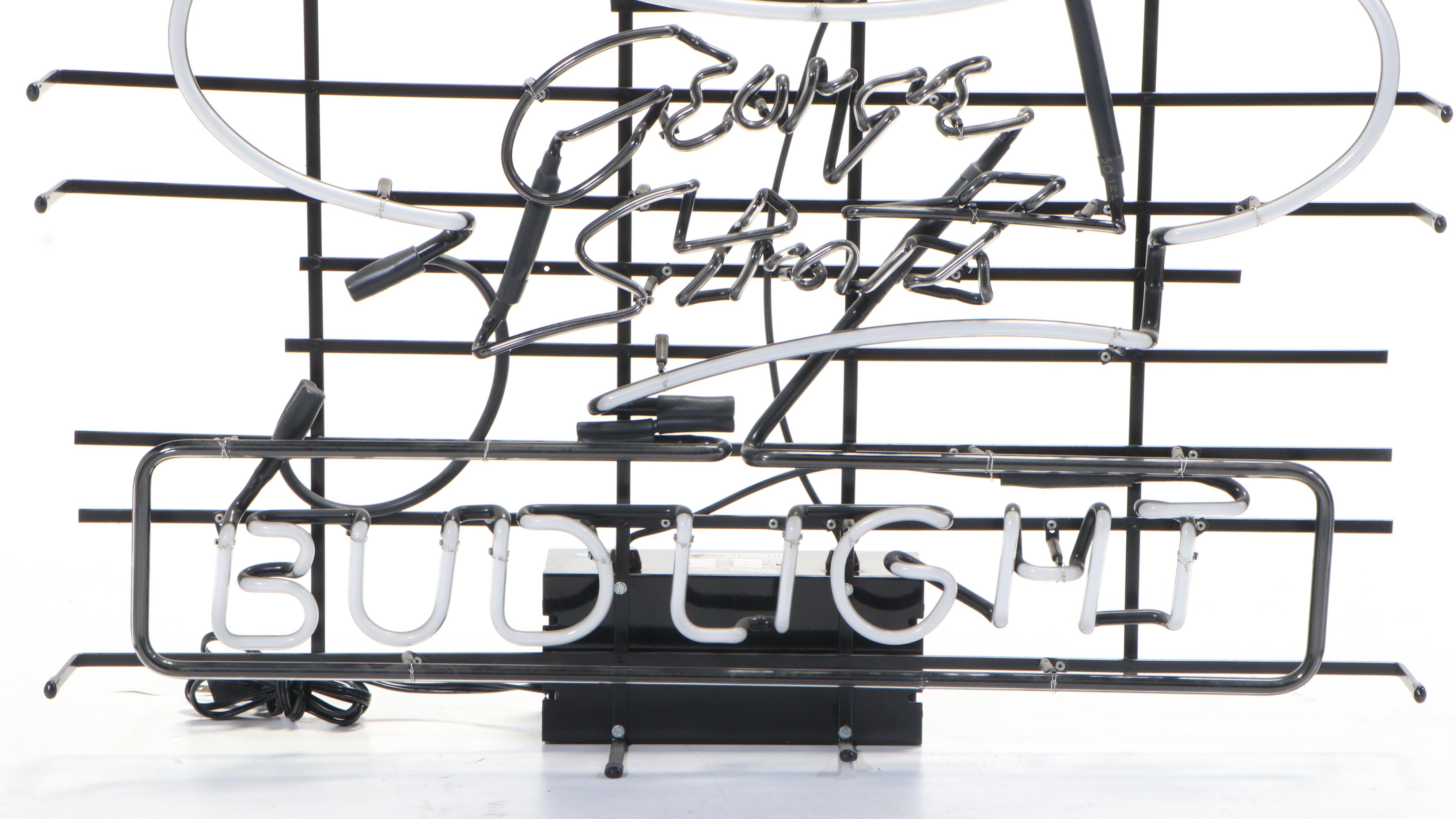 Bud Light George Strait Bar Neon Sign