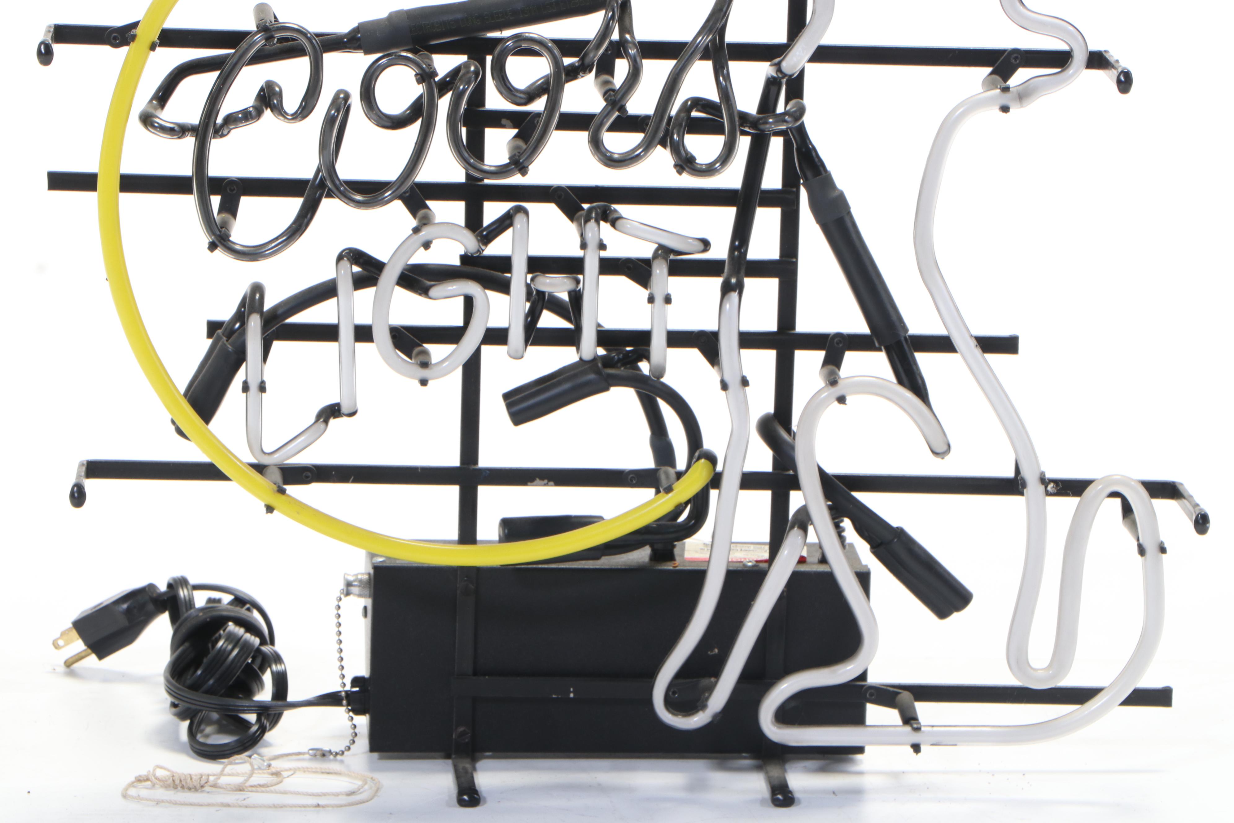 Coors Light Wolf Howling at Moon Neon Bar Sign