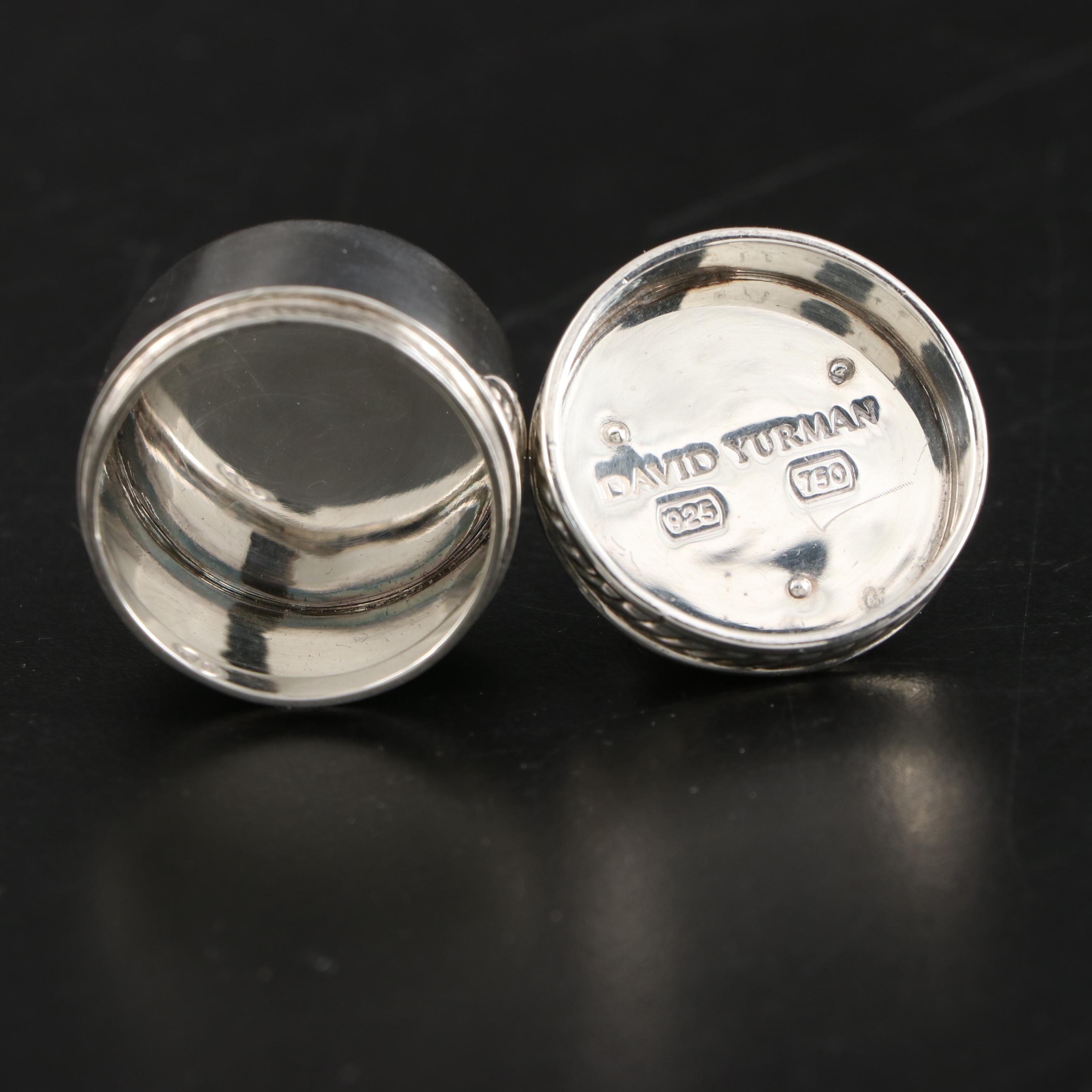 David Yurman Sterling Silver Frog Prince Tooth Box