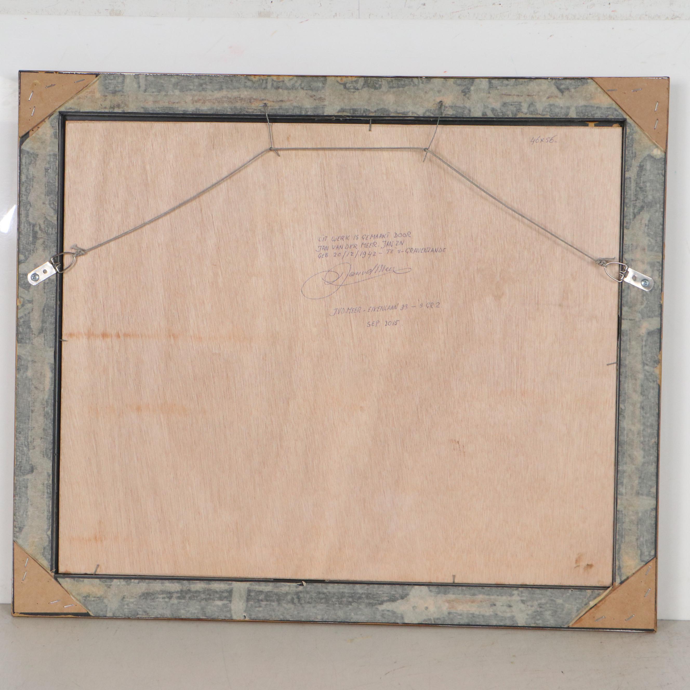 Jan van der Meer Dutch Pastoral Oil Painting, 2015