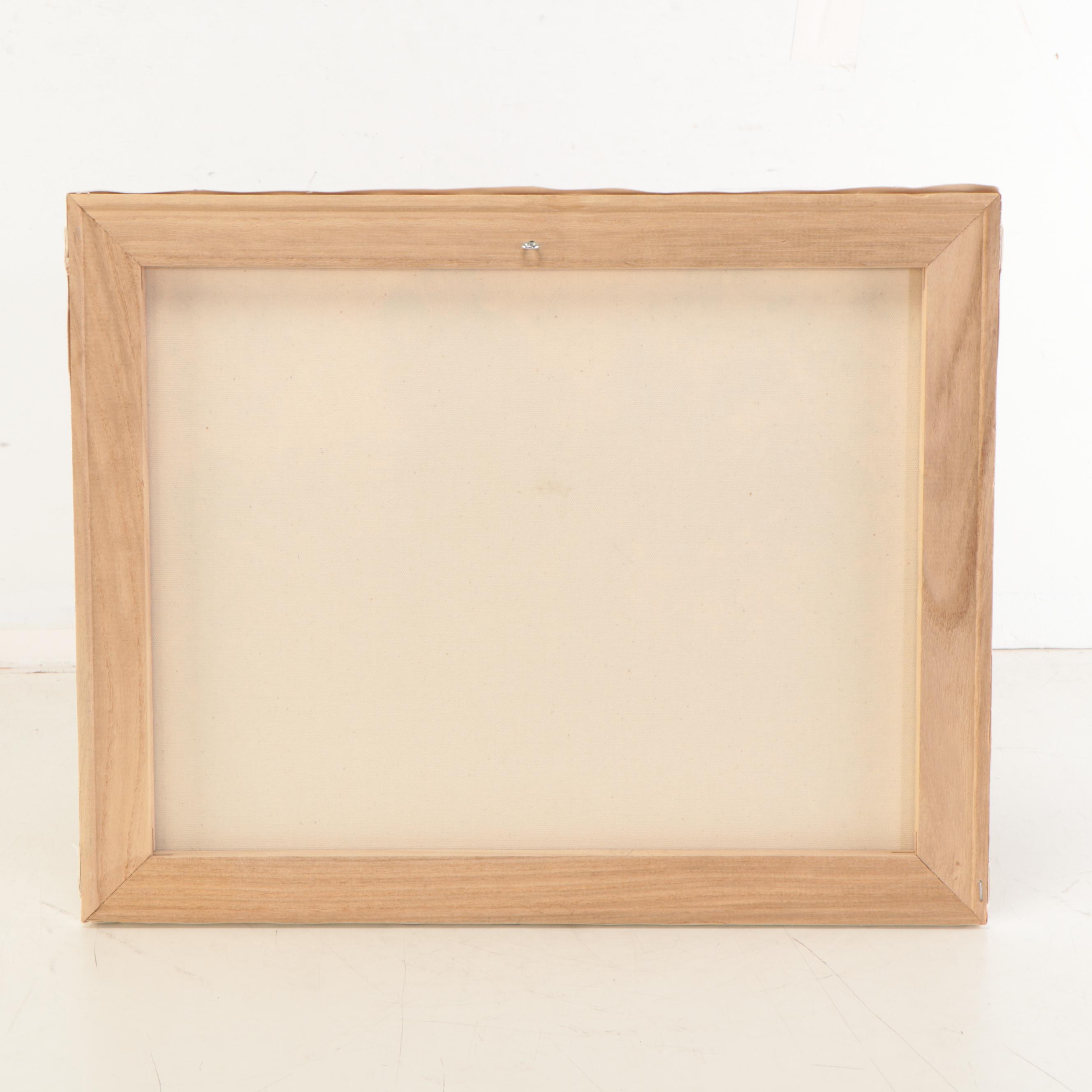 John Jones Oil Painting of Mother and Child on Mule, 2005