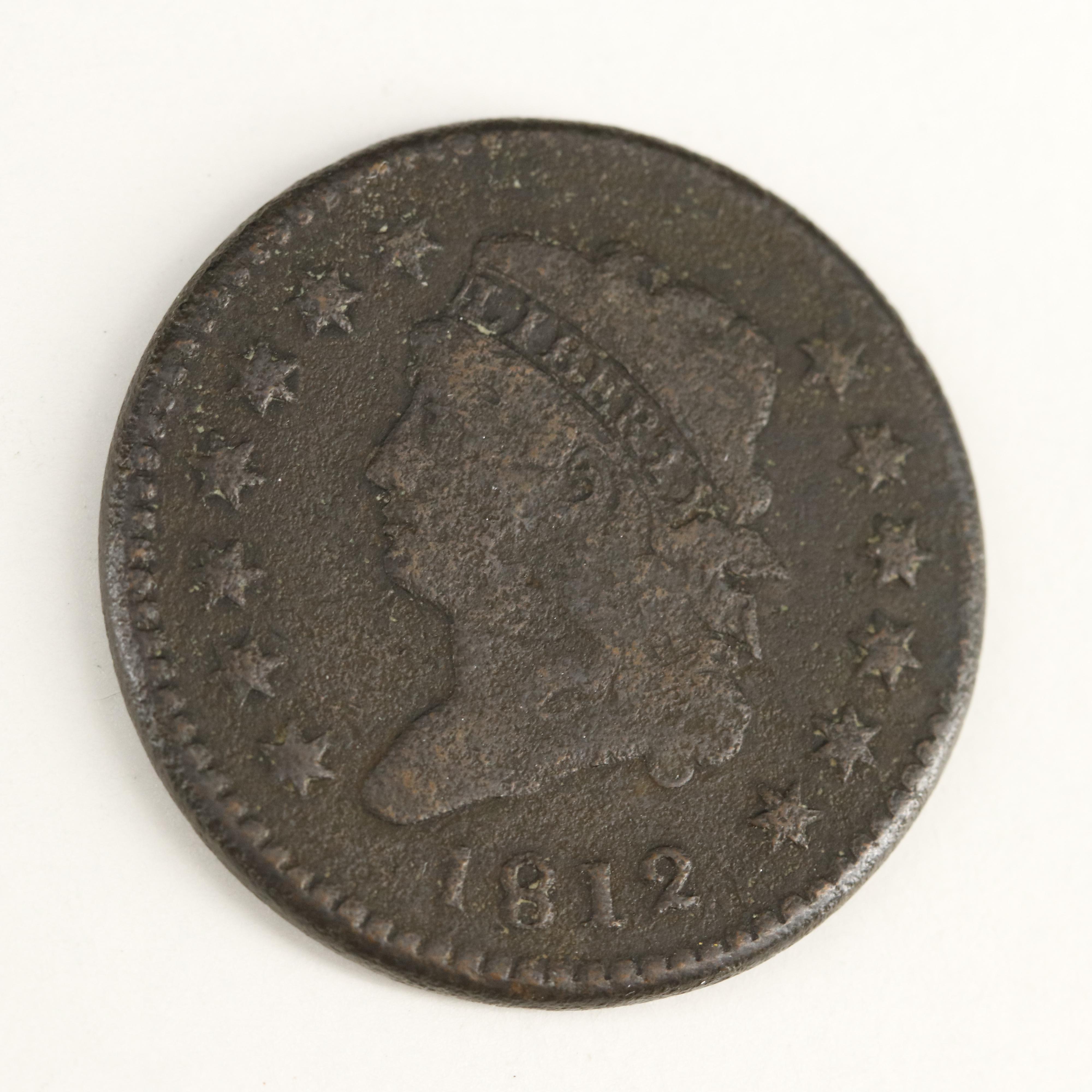 1812 Classic Head Large Cent