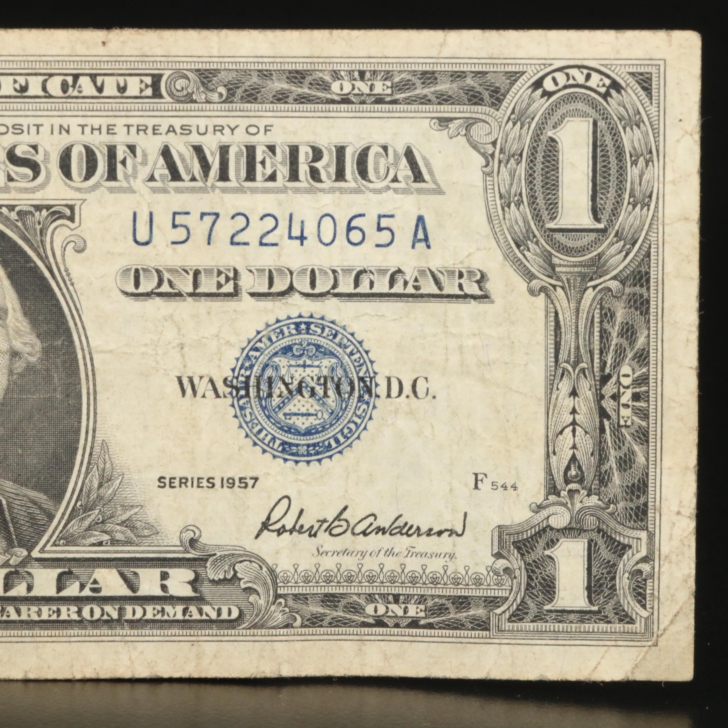 Collection of One Hundred-one United States Silver Certificates