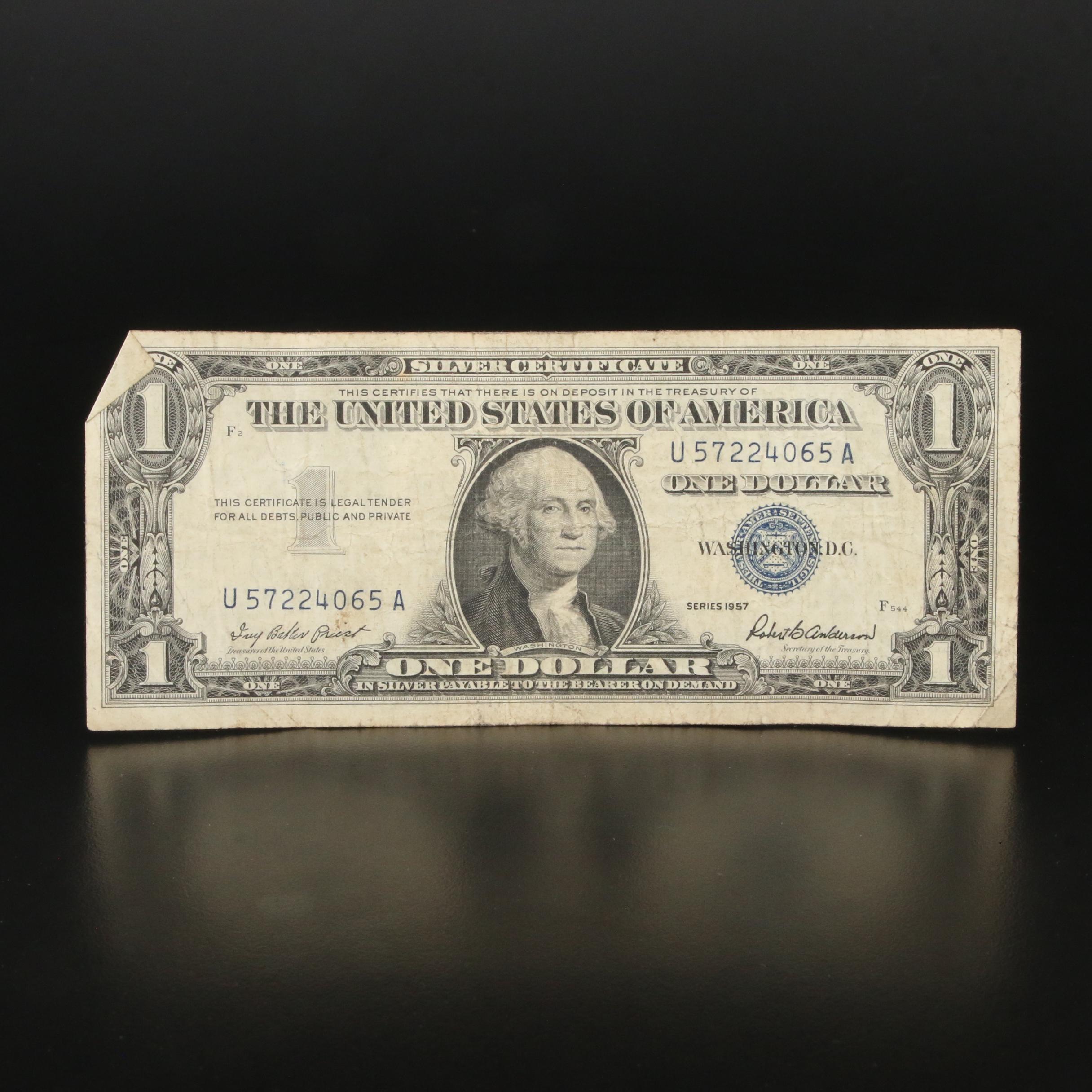 Collection of One Hundred-one United States Silver Certificates