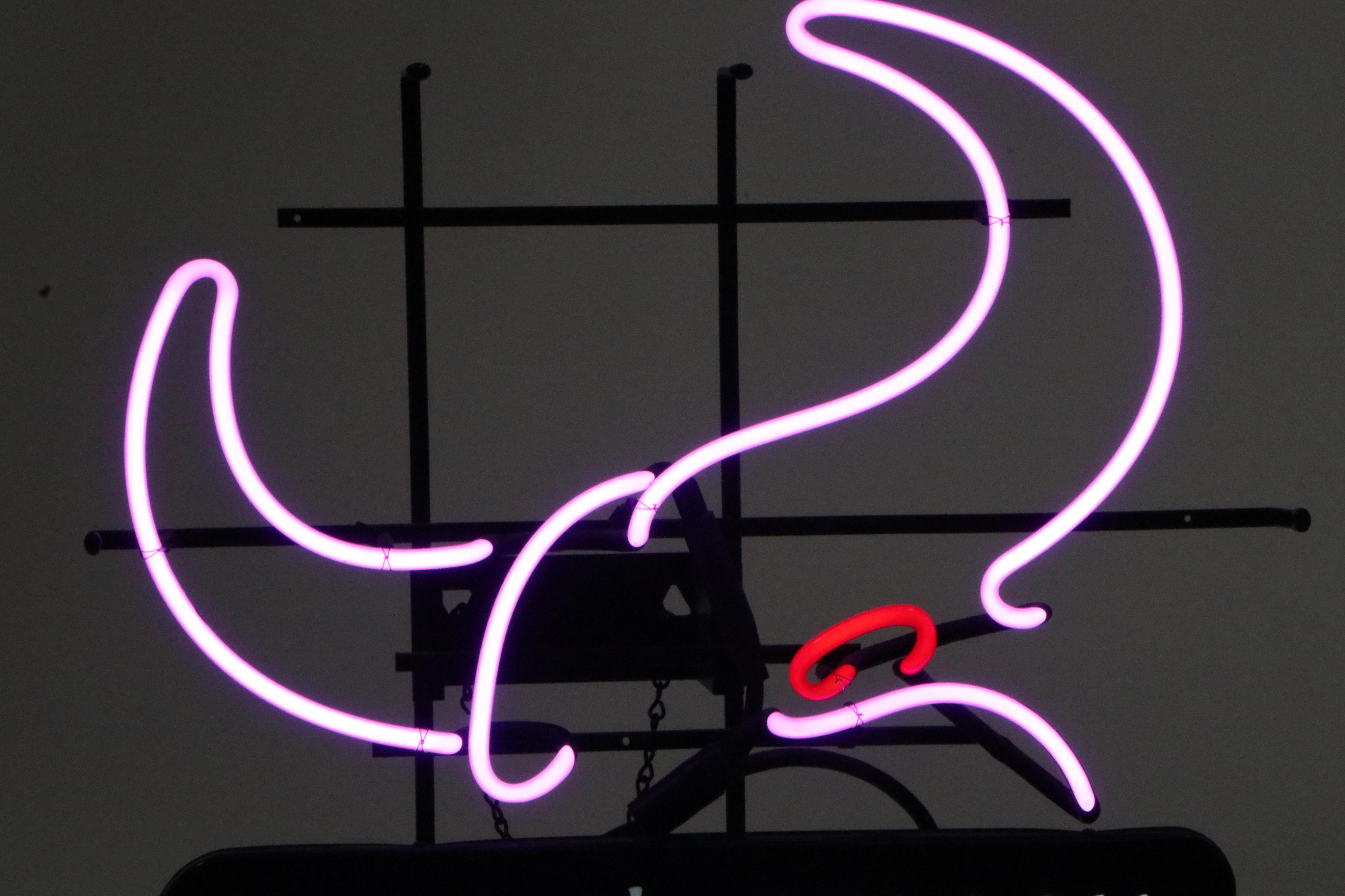 Tanguy's Saloon Bull Bar Neon Sign