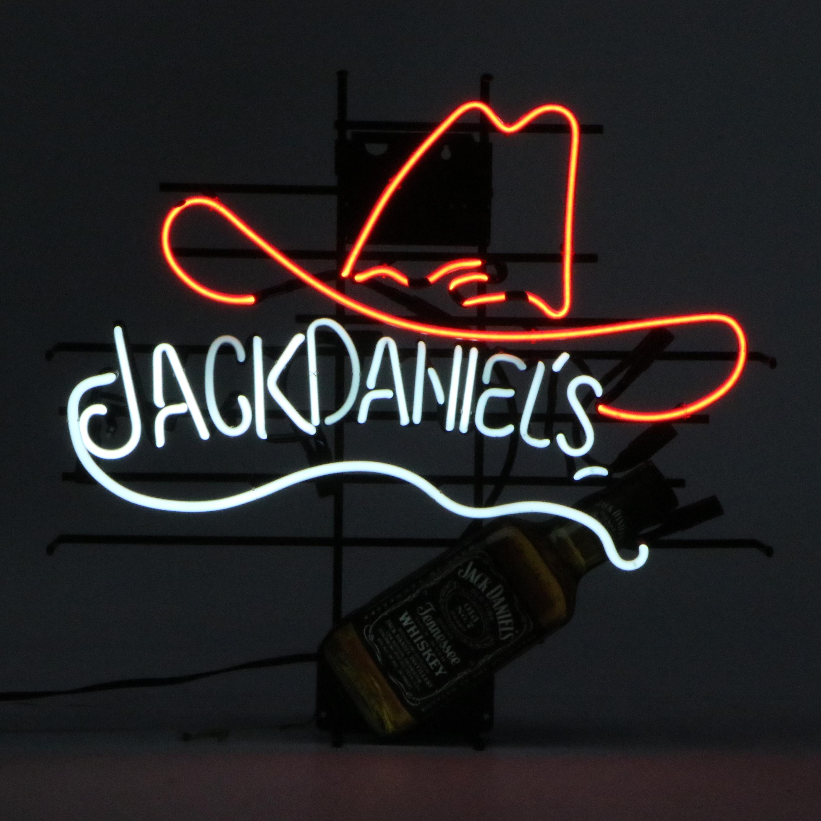 Jack Daniels Tennessee Whiskey Bar Neon Sign