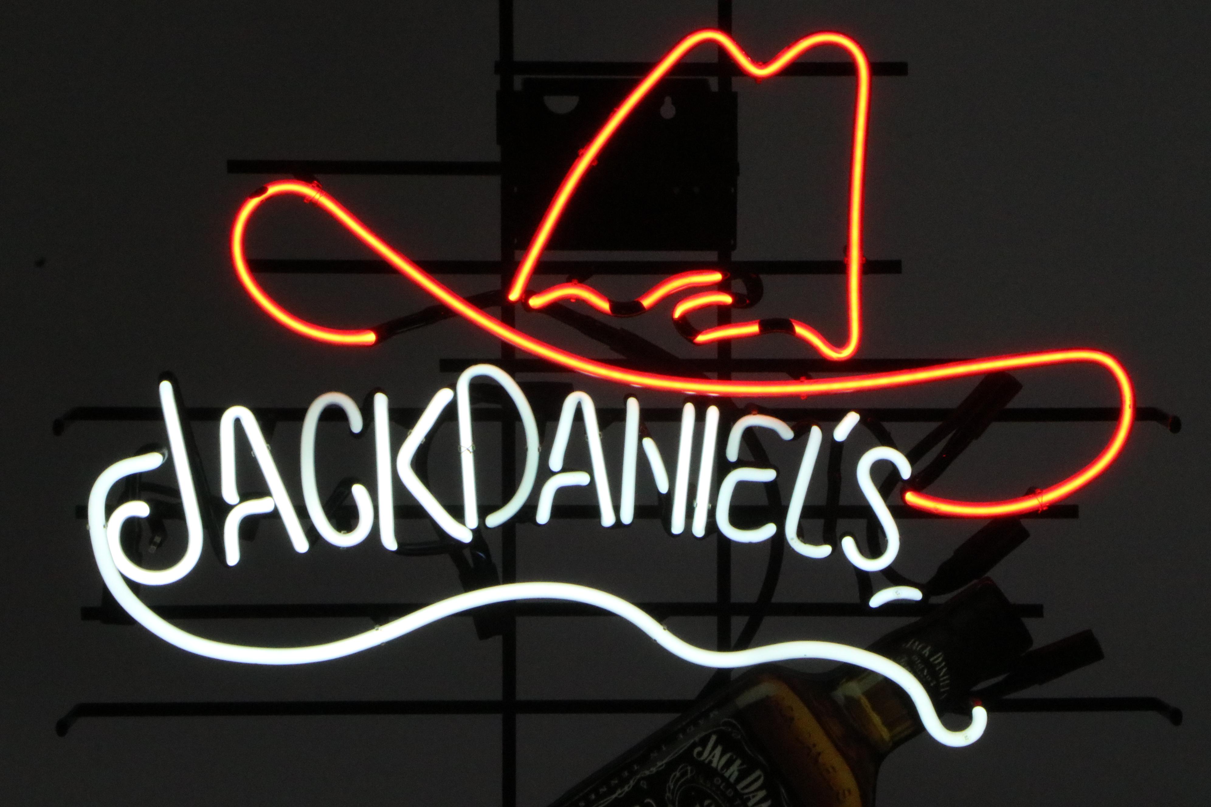 Jack Daniels Tennessee Whiskey Bar Neon Sign