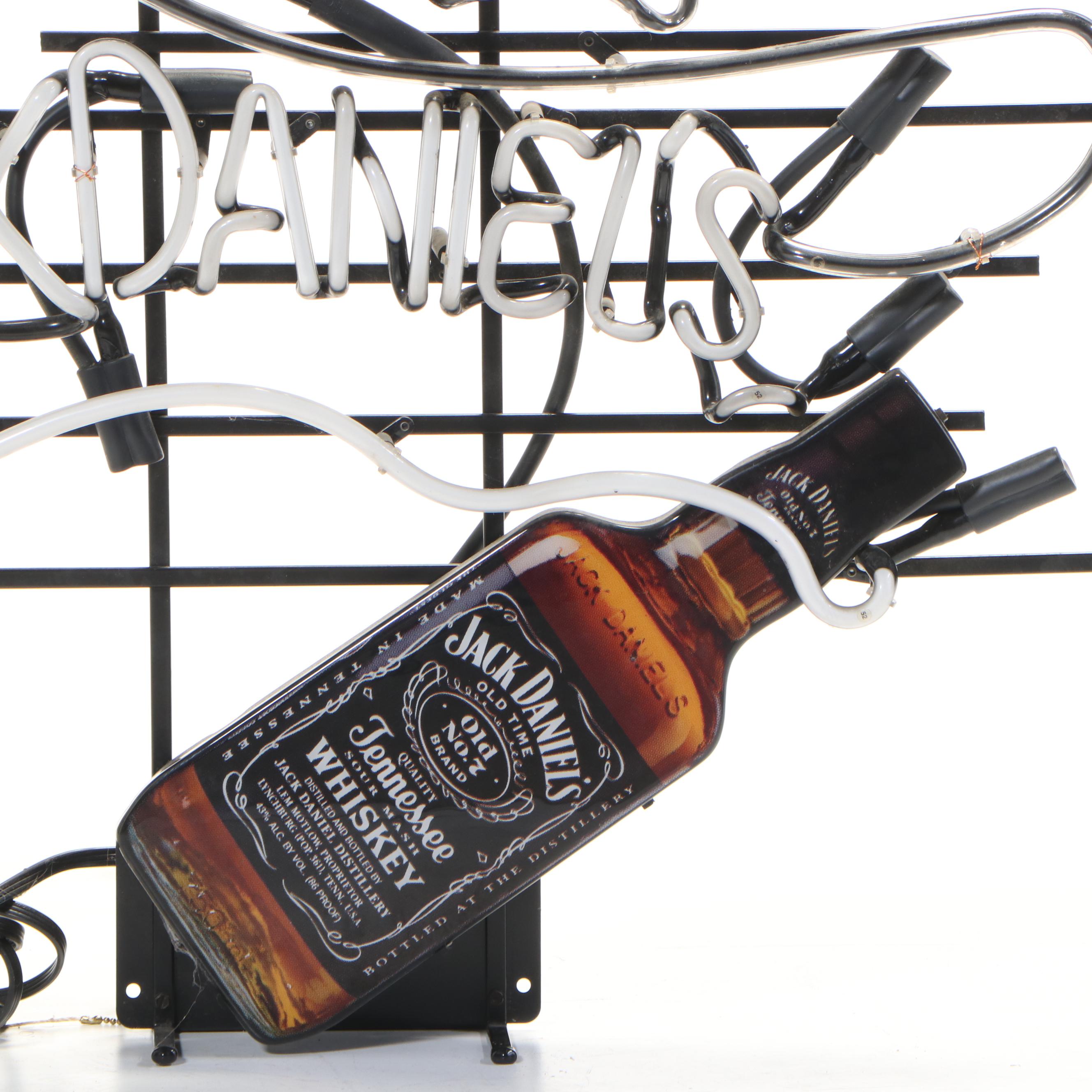 Jack Daniels Tennessee Whiskey Bar Neon Sign