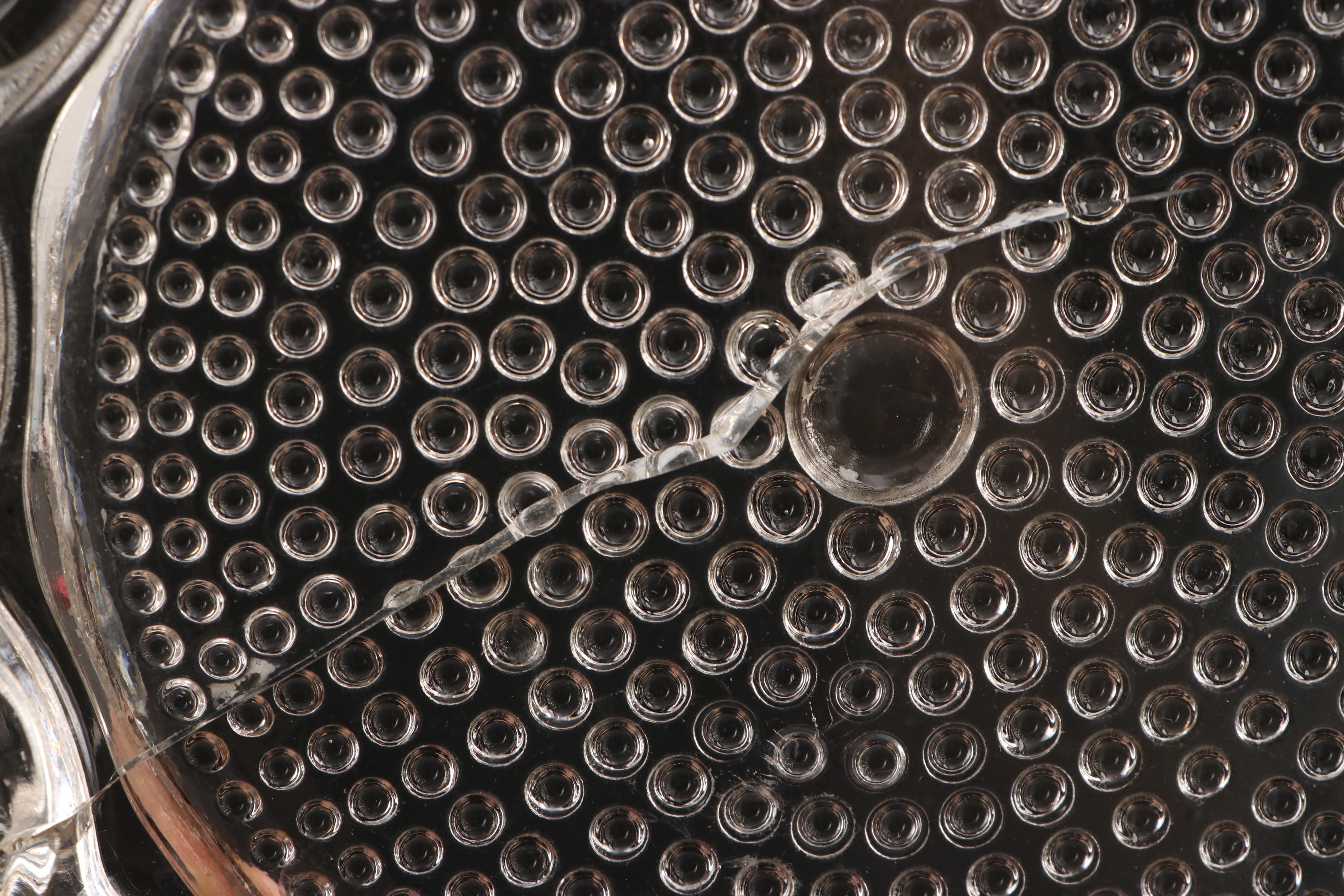 EAPG Compote with Hobnail Egg Dish and Other Tableware